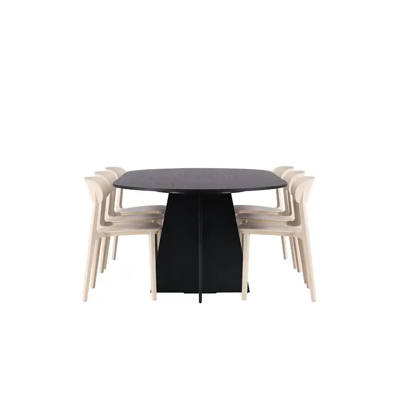 Matgrupp Venture Home Bootcut Oval med 6 st Åstol