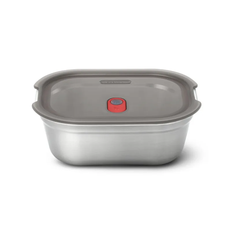 Matlåda Black+Blum Steel Box Grå/Röd