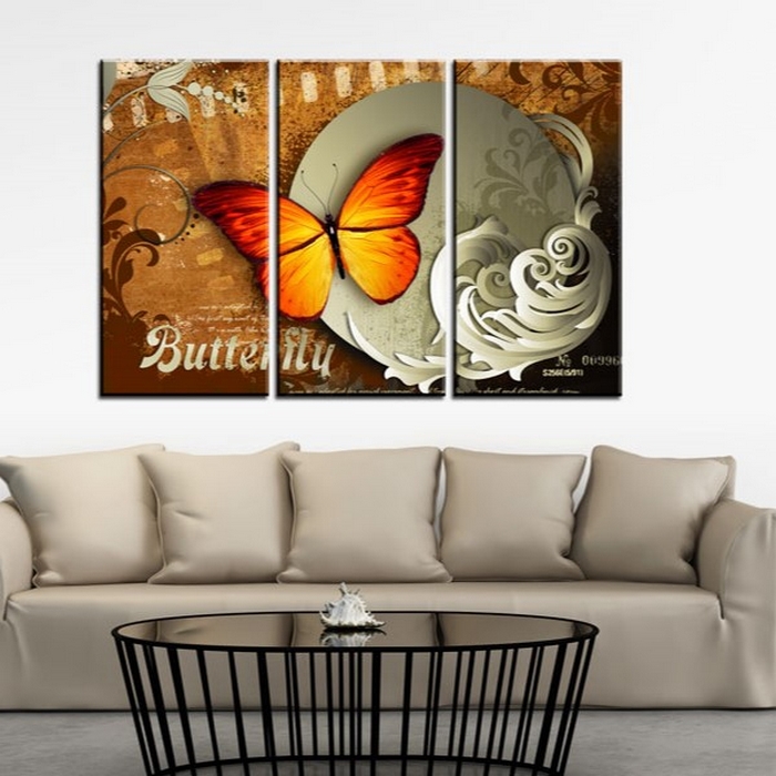 Tavla Arkiio Fiery Butterfly And Full Moon