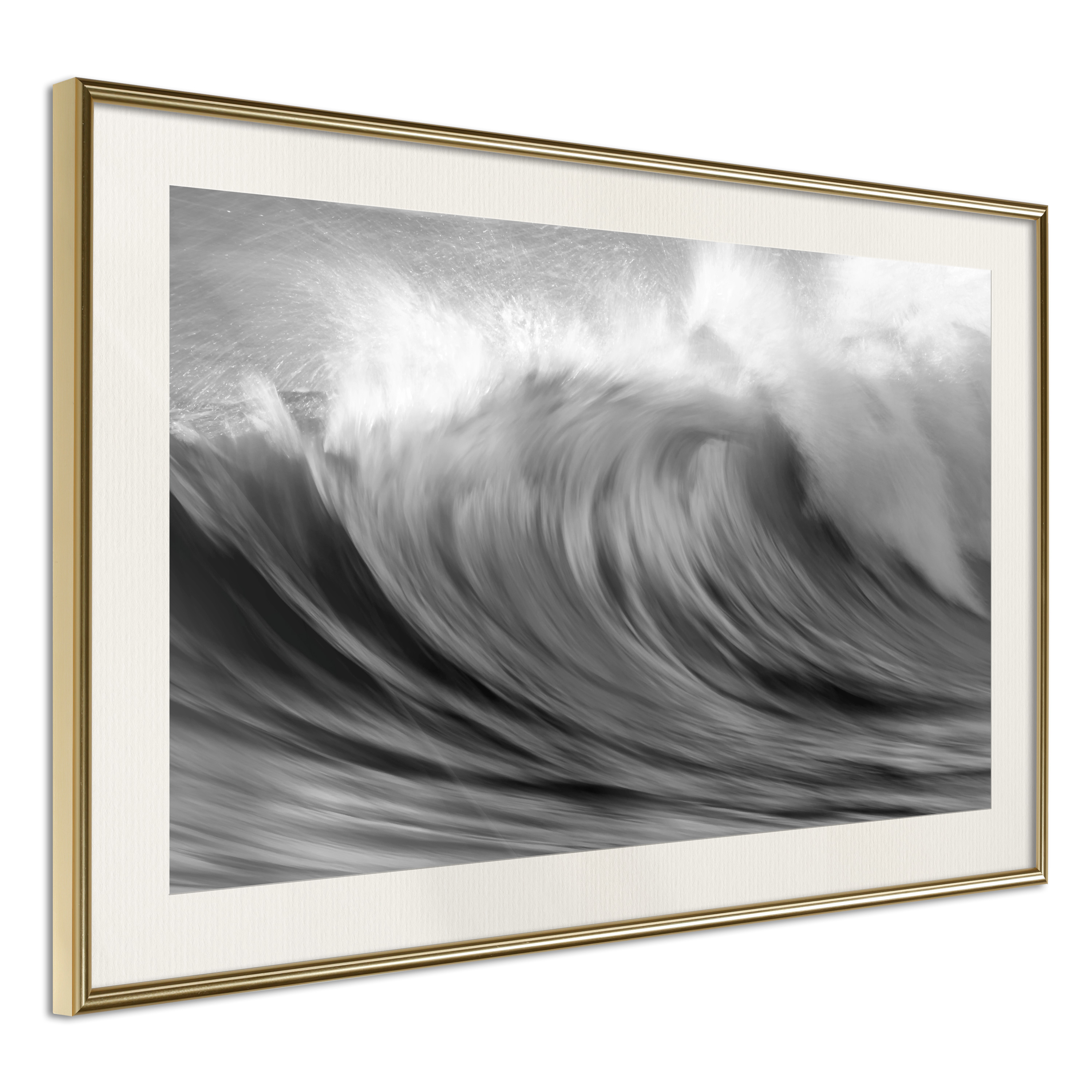 Affisch - Surfers Paradise [Poster] 60x40 Guld ram med passepartout, 60x40 cm