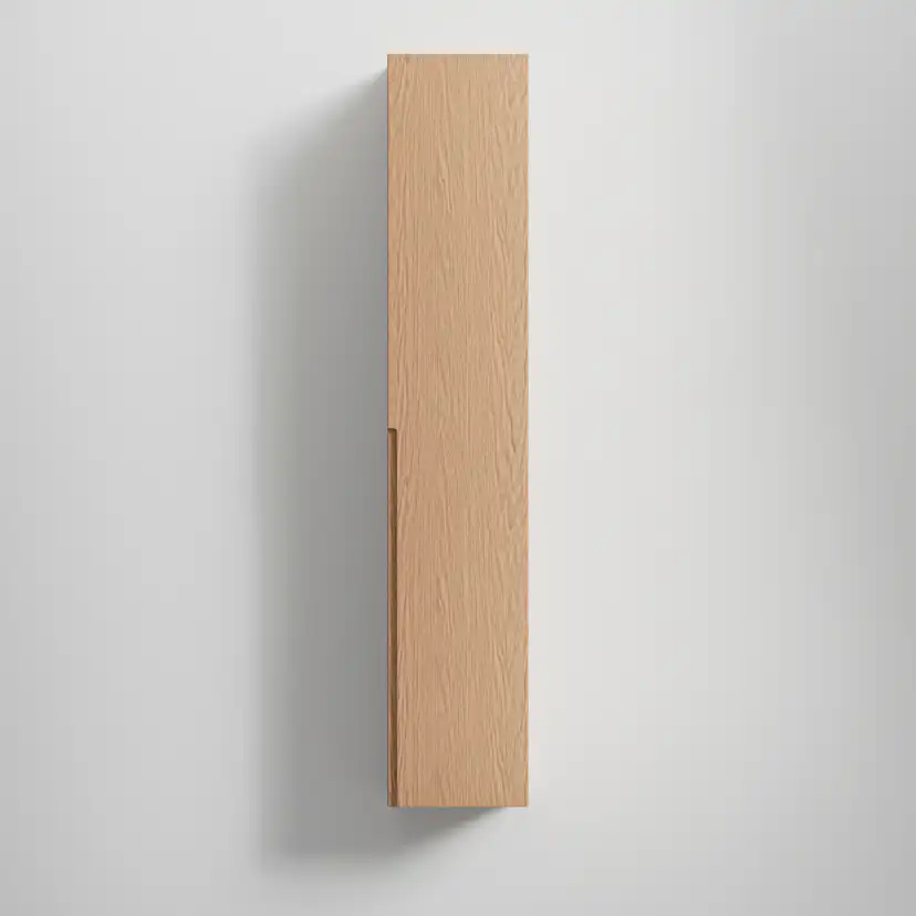 Högskåp Grip 30/30 Natural Oak, 5 Hy, Hö Färg: Natural Oak, Hägning: Höger