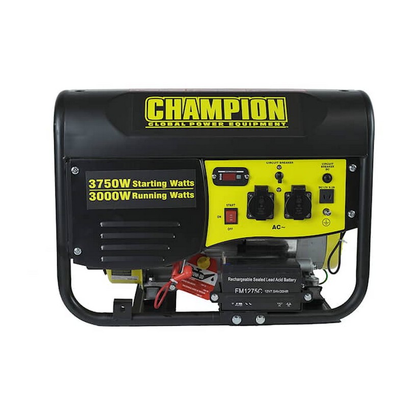 Elverk Champion Generators CPG4000E1 3,5kW 1-fas Bensin