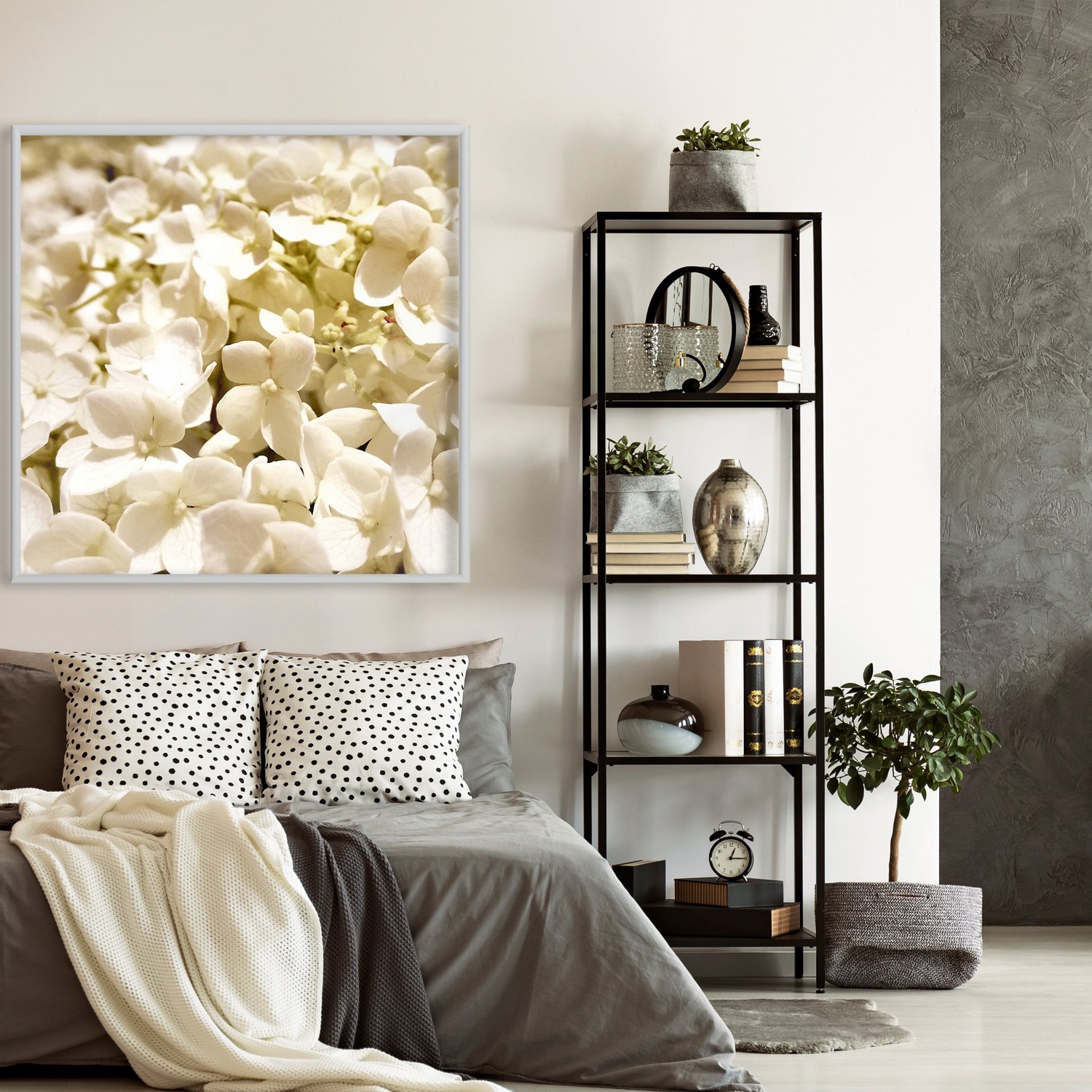 Poster Artgeist Affisch White Meadow