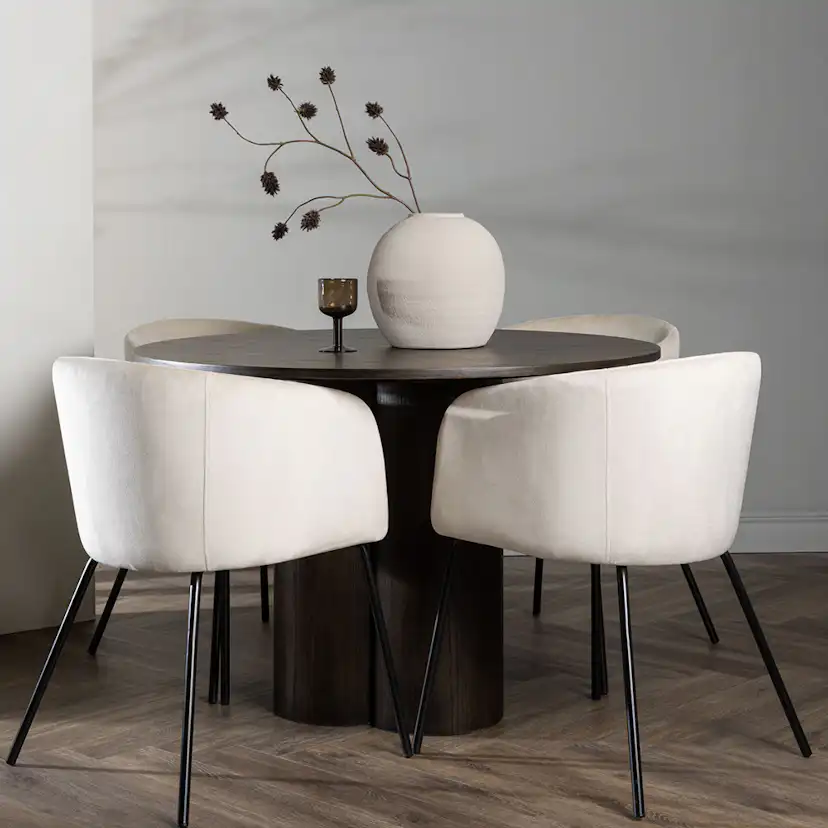 Matbord Venture Home Olivia med 4 Berit Stolar