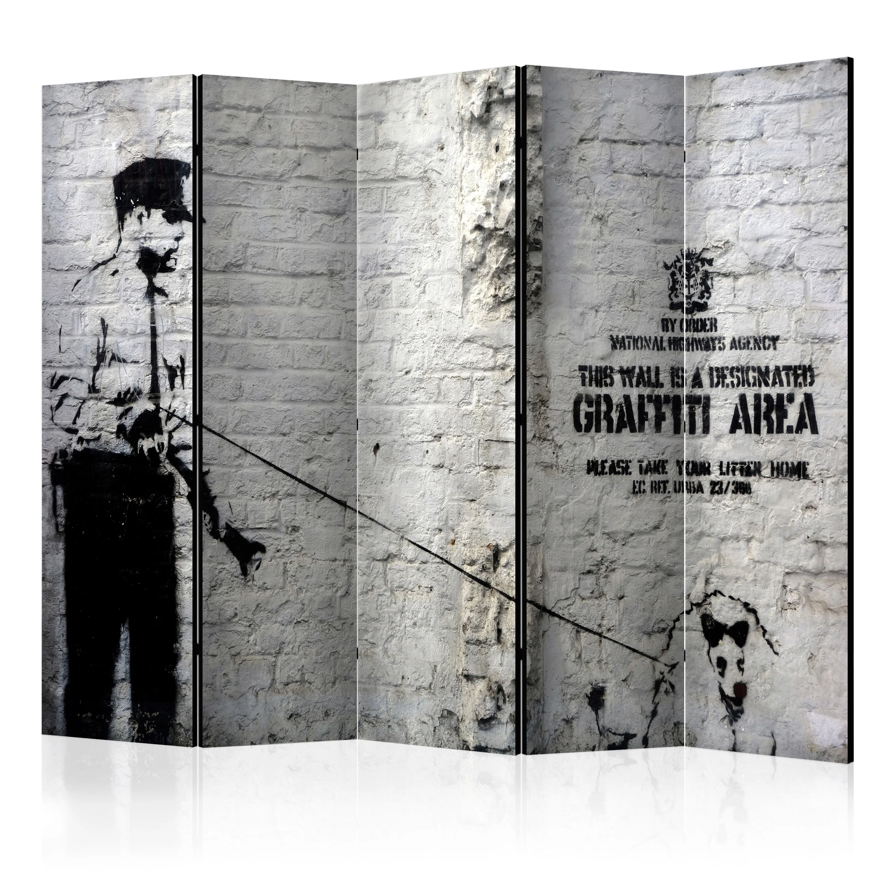 Rumsavdelare Skärmvägg Arkiio Graffiti Area 225x172 cm