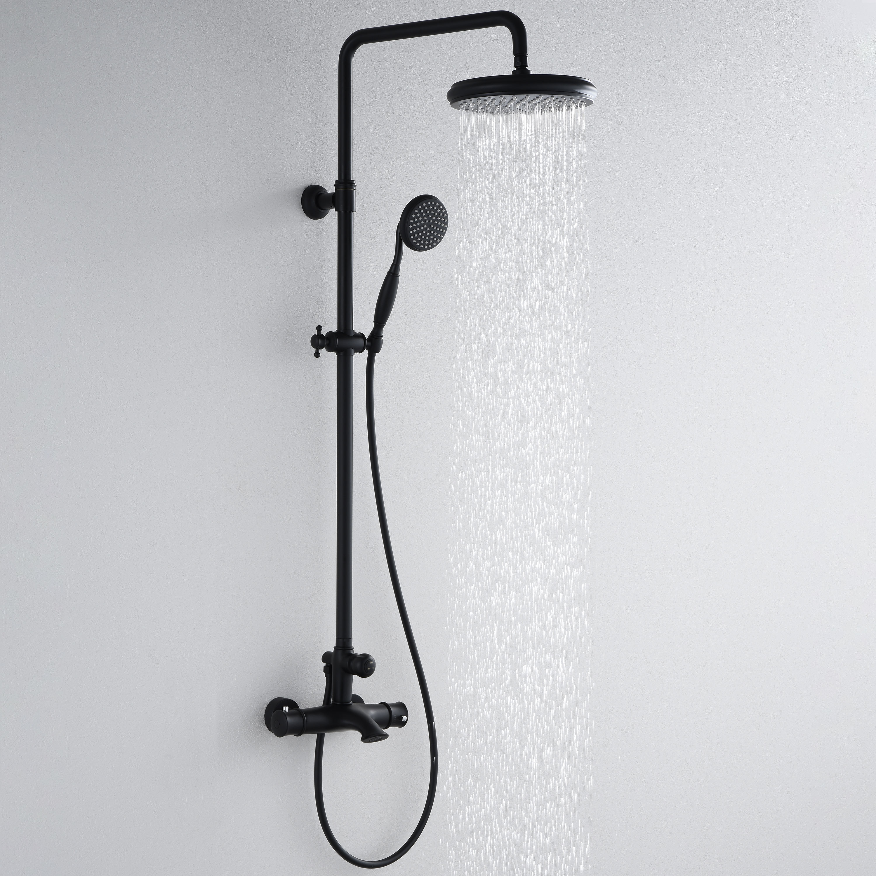 Takduschset Bathlife Ebb med Badkarsblandare