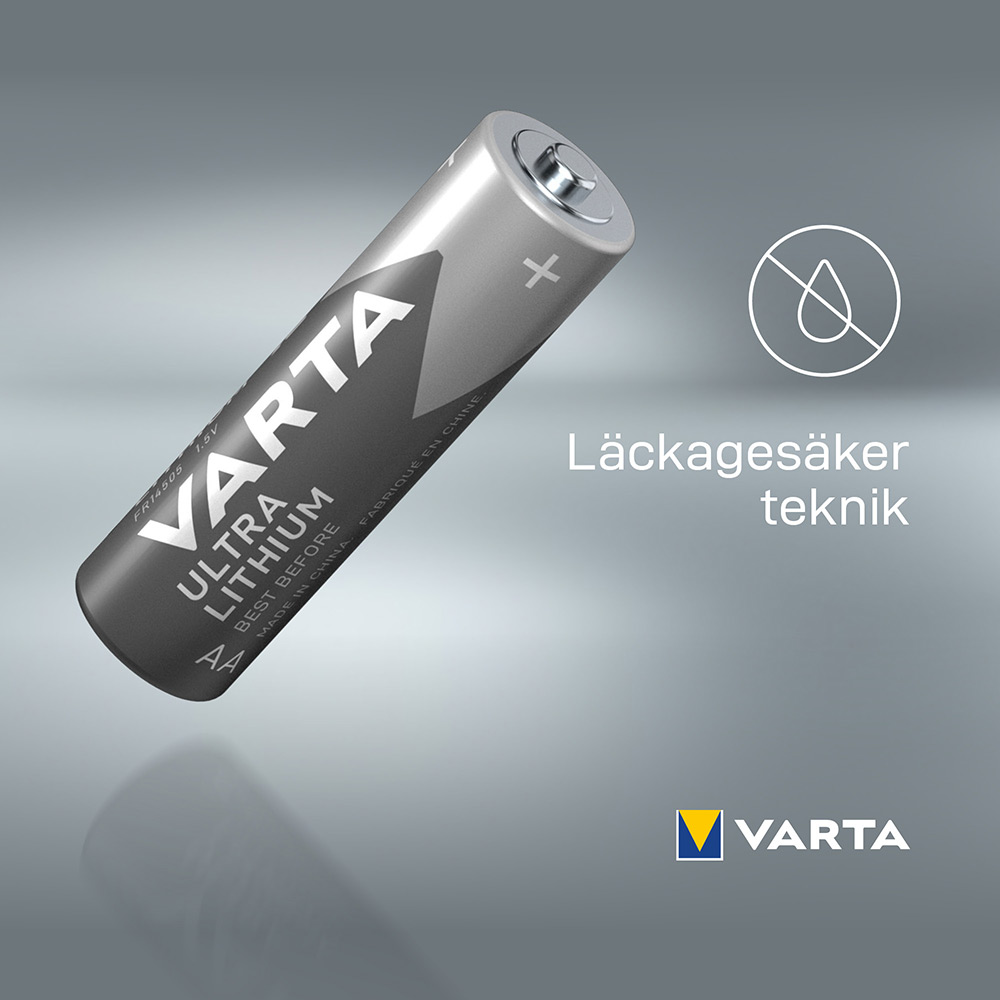 Batteri VARTA Ultra Litium LR06/AA 4-Pack