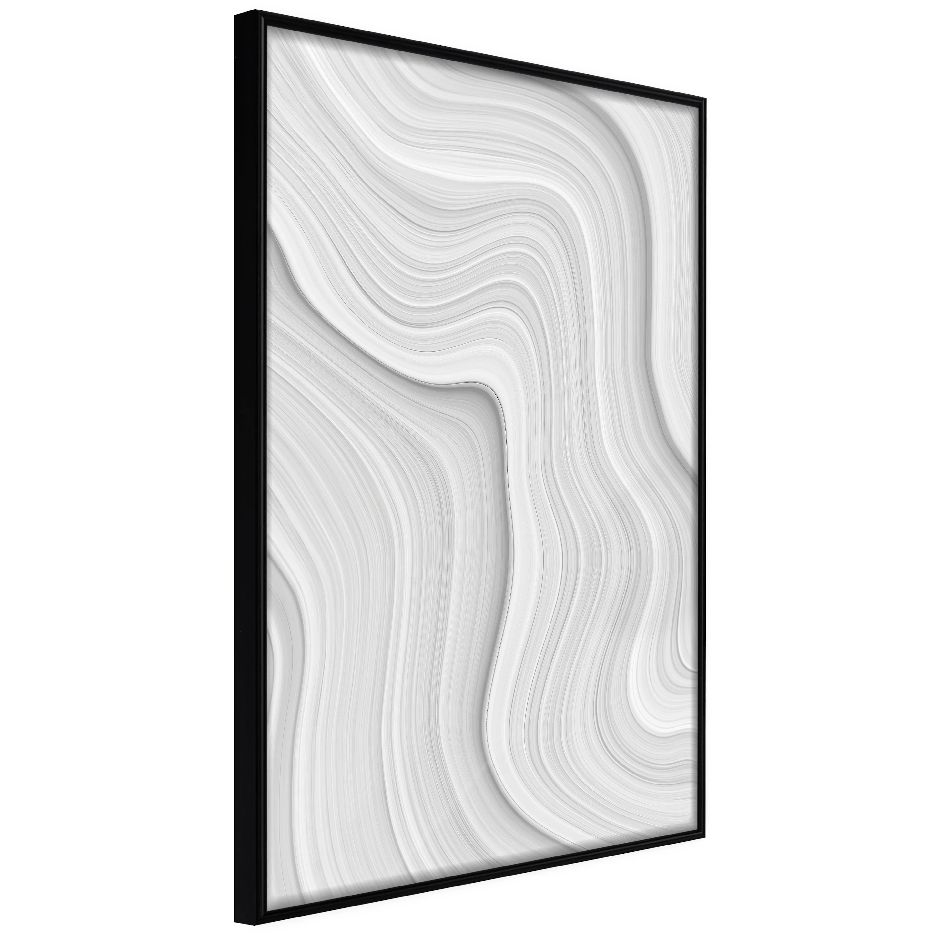 Affisch - Snowdrift [Poster] 30x45 Svart ram, 30x45 cm