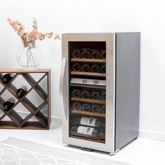 Vinkyl mQuvée WineExpert 24 Stainless Fristående med Kompressor