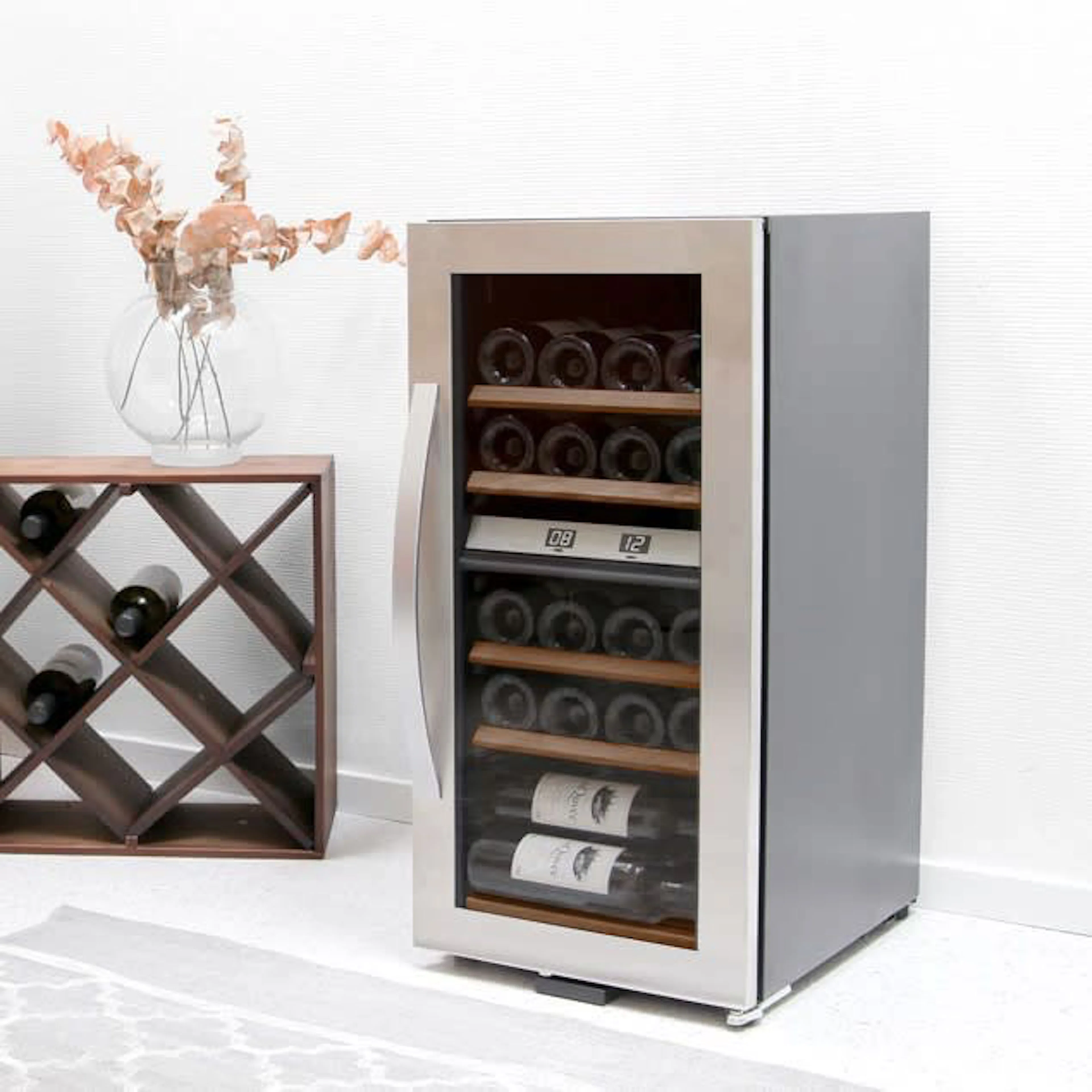 Vinkyl mQuvée WineExpert 24 Stainless Fristående med Kompressor