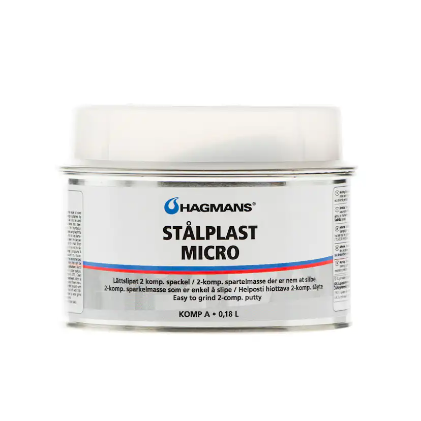 Spackel Hagmans Stålplast Micro