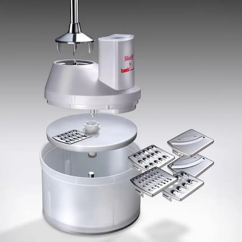 Tillbehör Stavmixer Bamix SliceSy Multifunktionsmaskin Vit