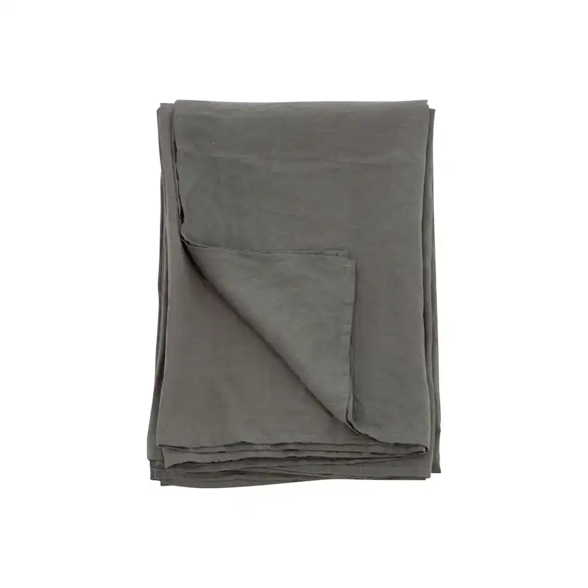 Milo Bedspread Linen - Light grey / - 150*250 Ljusgrå, Mått: 250x150 cm