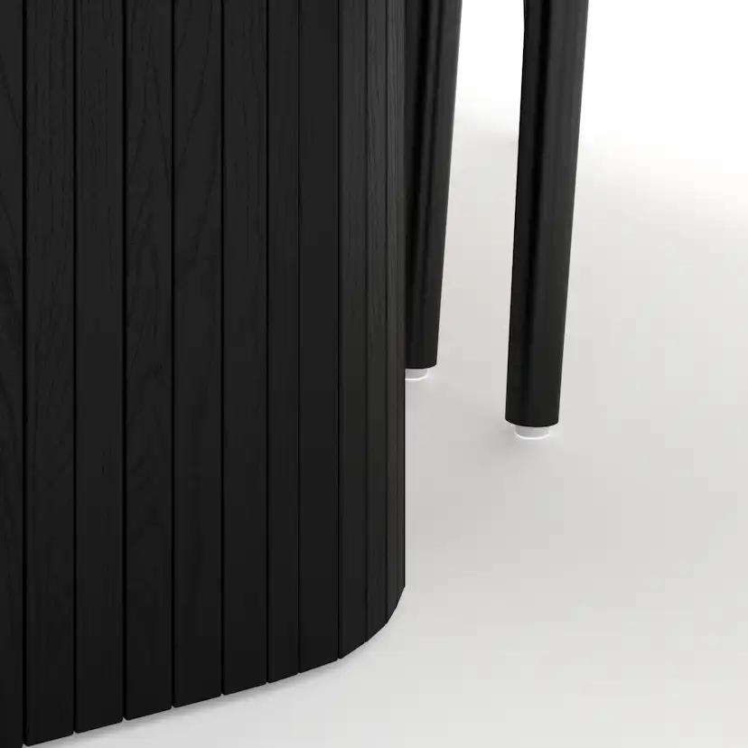 Matgrupp Bark Kopparbo Rektangulärt Matbord 240 cm med 8 Dastoori Matstol