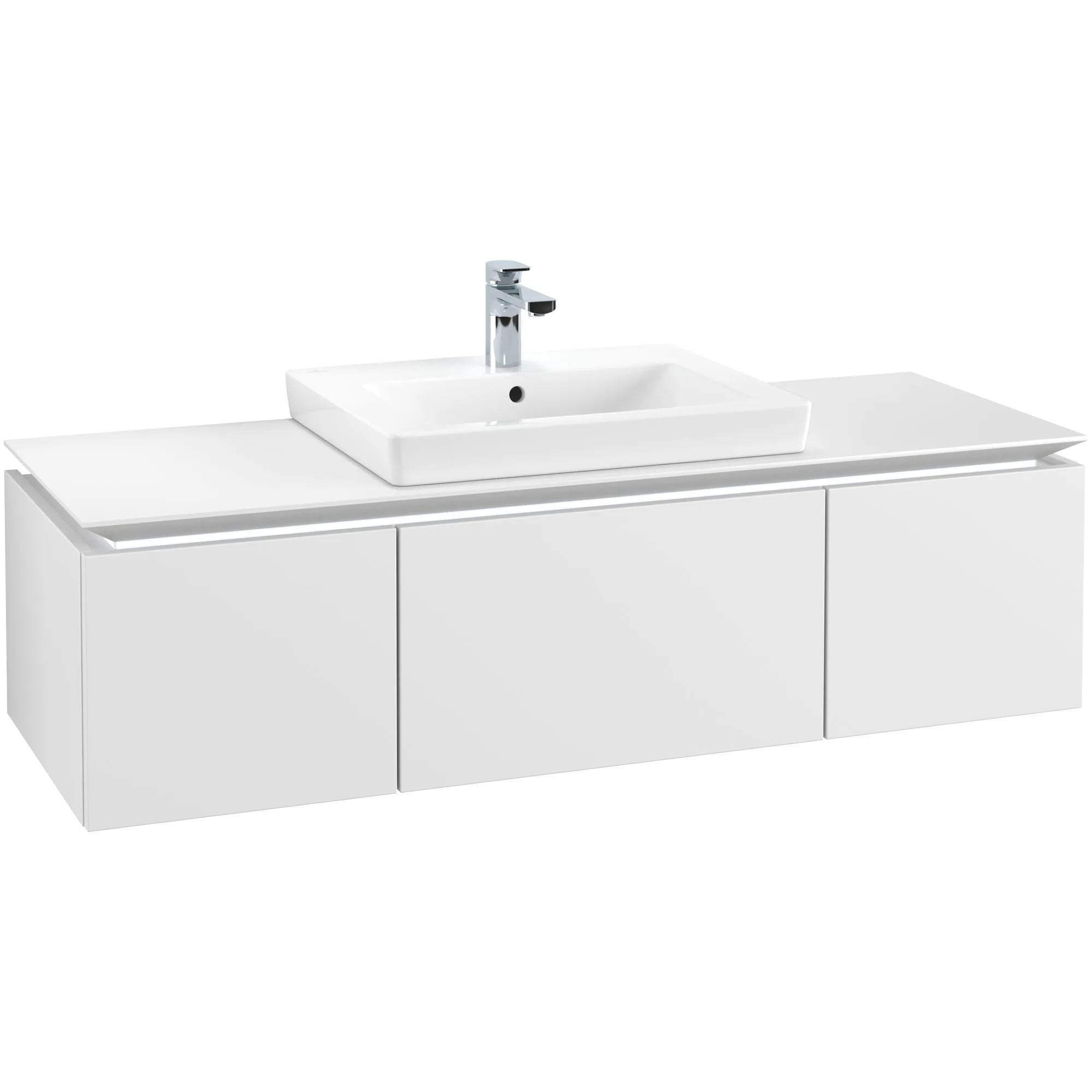 Tvättställsskåp Villeroy & Boch Legato Kompakt med 3 Lådor för Tvättställ