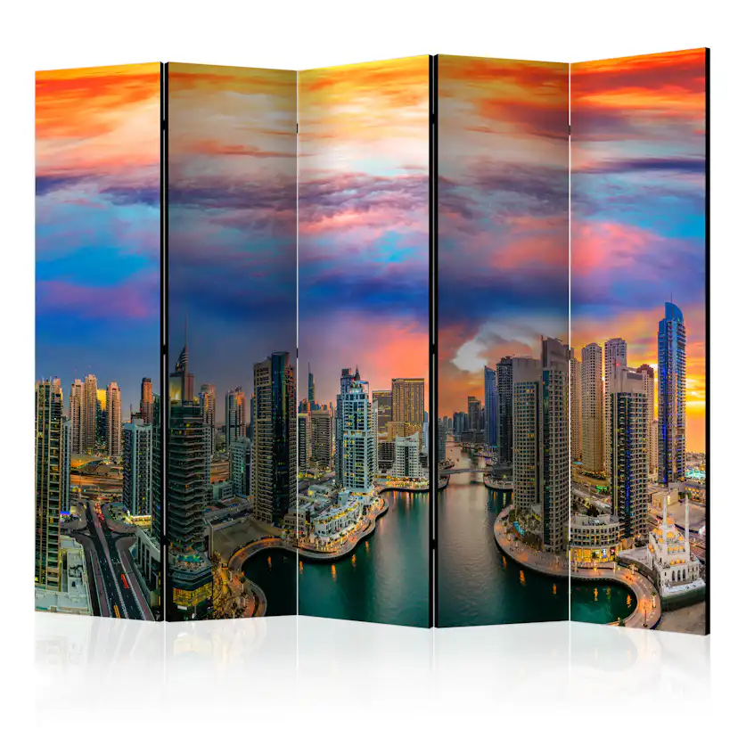 Rumsavdelare Skärmvägg Arkiio Afternoon in Dubai II 225x172 cm