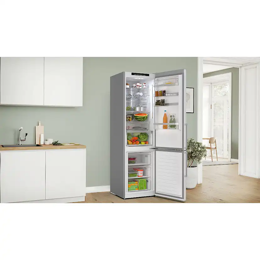 Fristående Kyl & Frys Bosch Serie 6 KGN39AIAU Rostfri med LED-Belysning