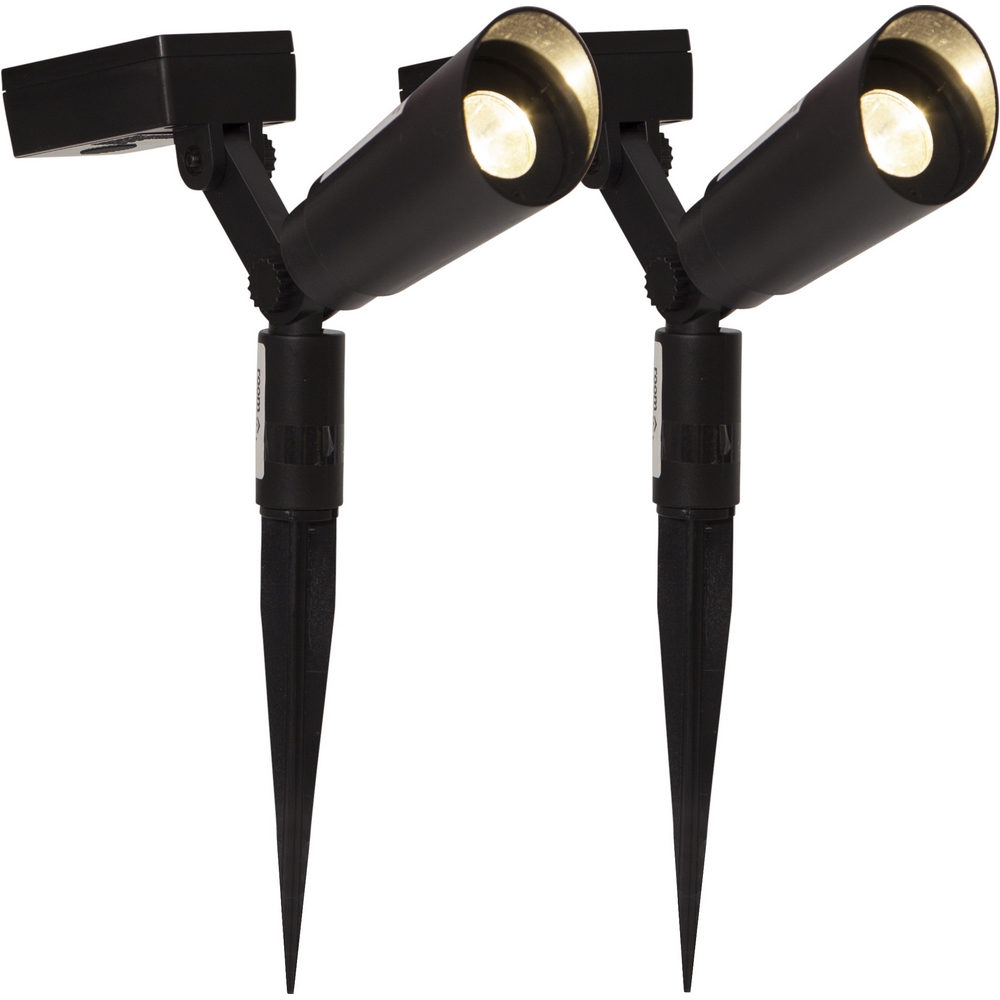 Solcells-spotlight Star Trading Powerspot 2-pack