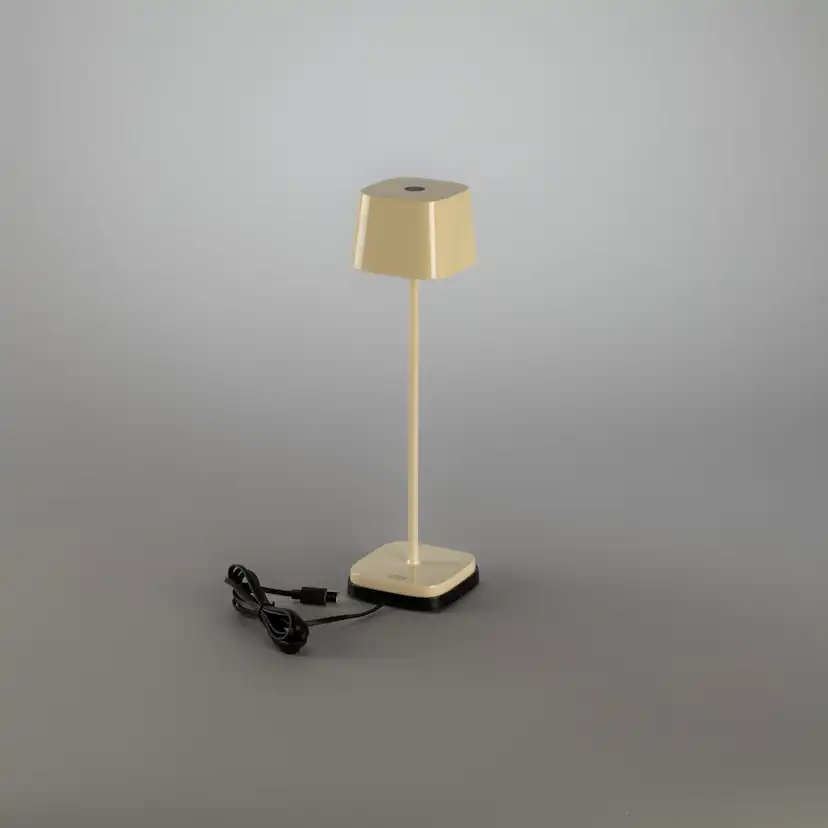 Portabel Lampa Gnosjö Konstsmide Capri Mini Bordslampa USBxGräddvit