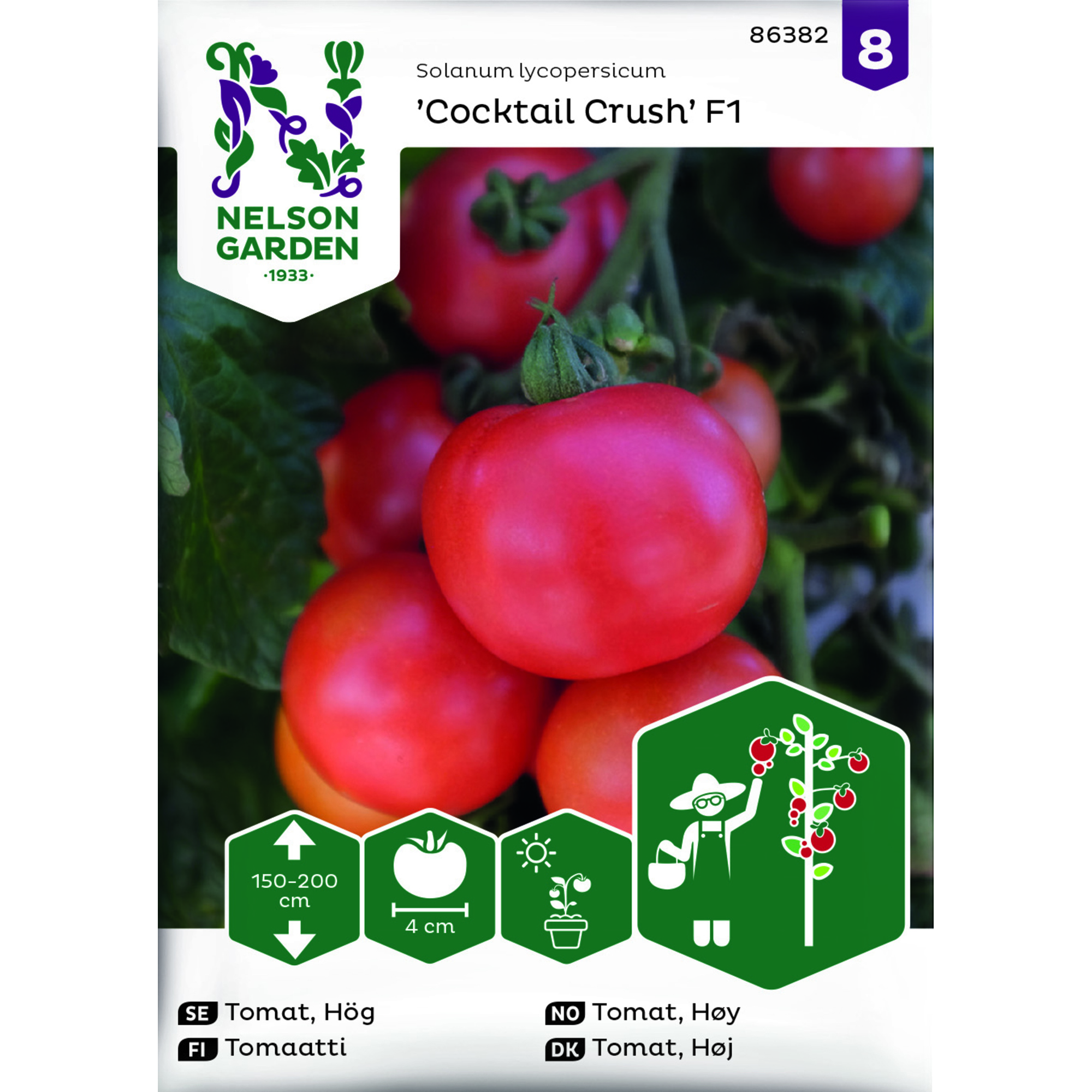 Frö Nelson Garden Tomat Hög Cocktail Crush F1