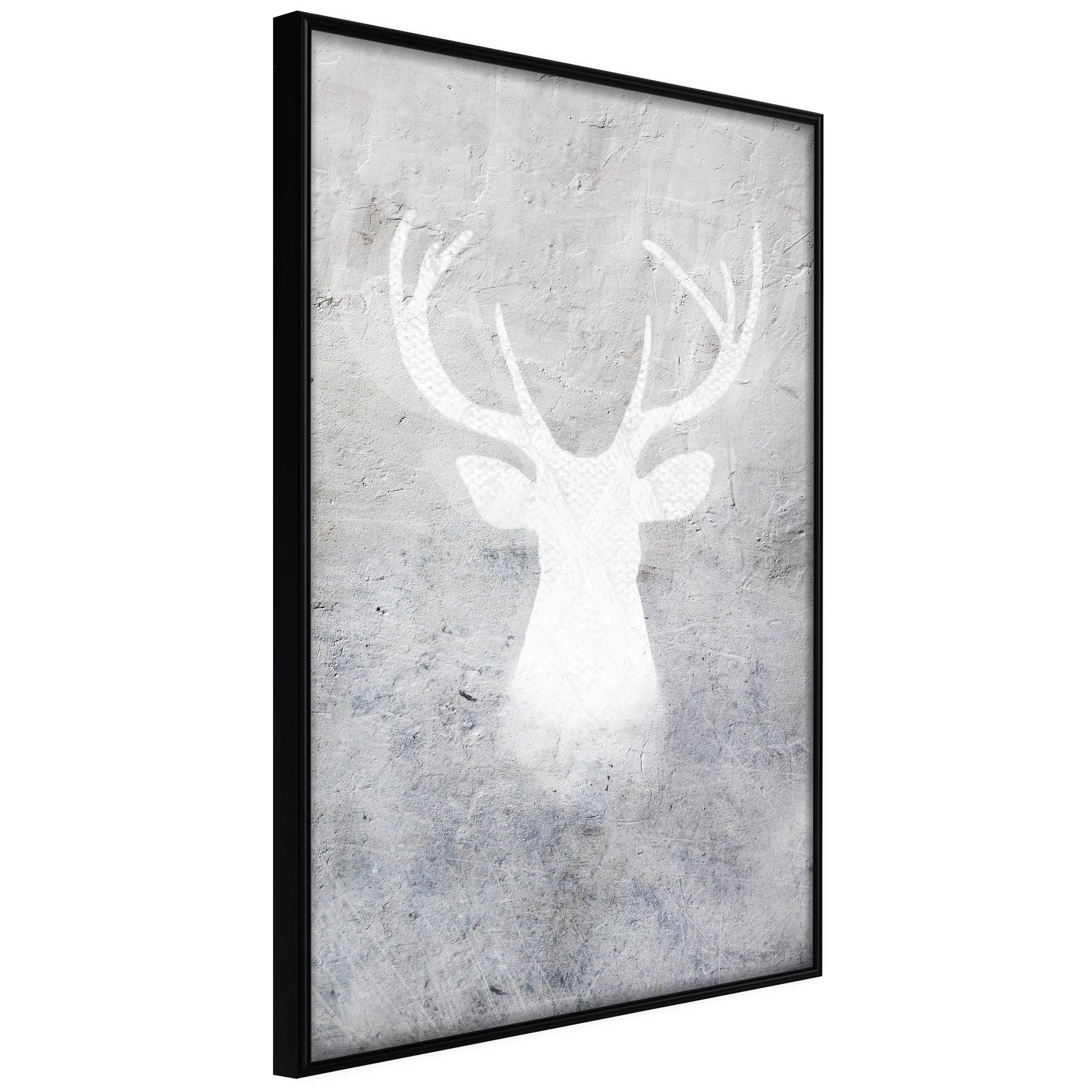 Affisch - Noble Elk [Poster] 30x45 Svart ram, 30x45 cm