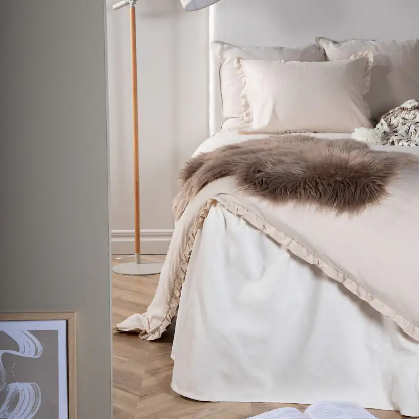 Katy Sheepskin Polyester/fake suede/Acrylic - Brown / - 60*9 Brun