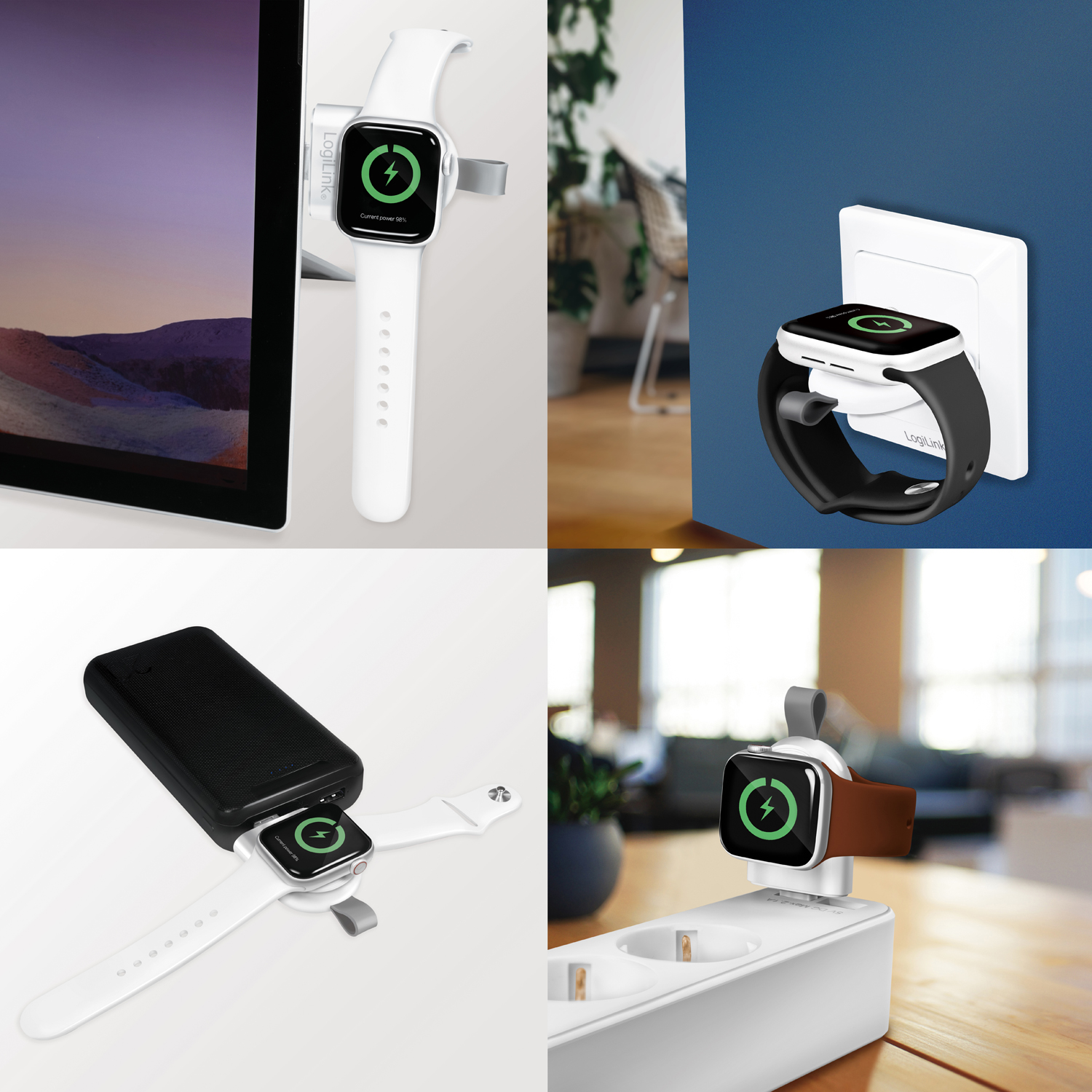 Magnetisk Trådlös Laddare LogiLink För iWatch 5W