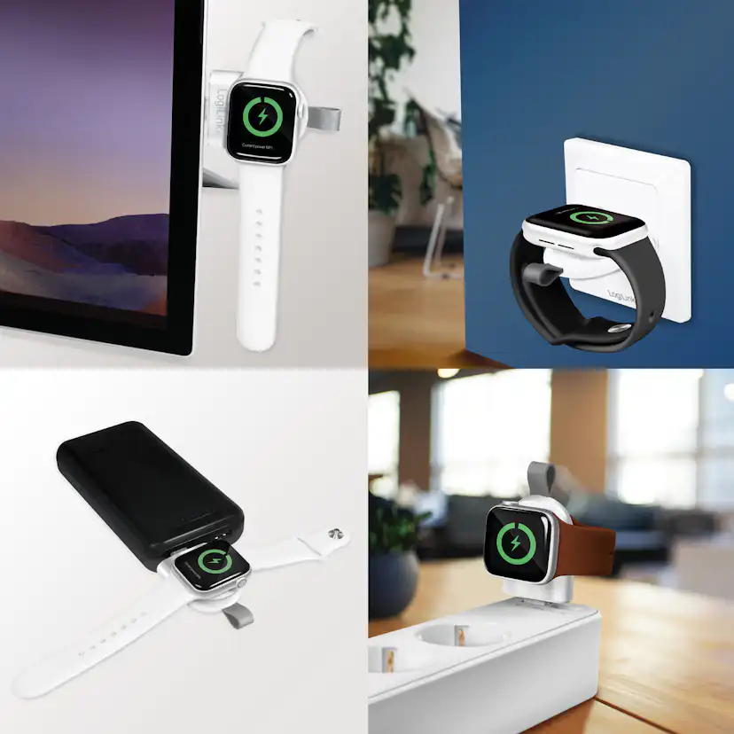 Magnetisk Trådlös Laddare LogiLink För iWatch 5W