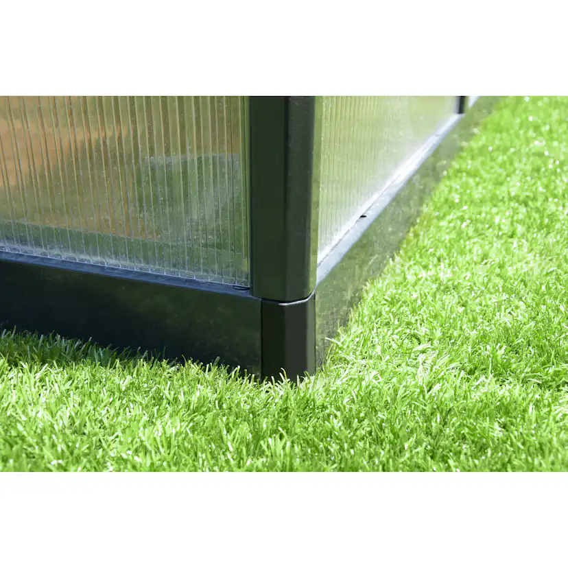 Växthus Canopia by Palram Glory Aluminiumram med UV-Skyddad Polykarbonat & Automatisk Ventilationsöppnare, 6,2 m²