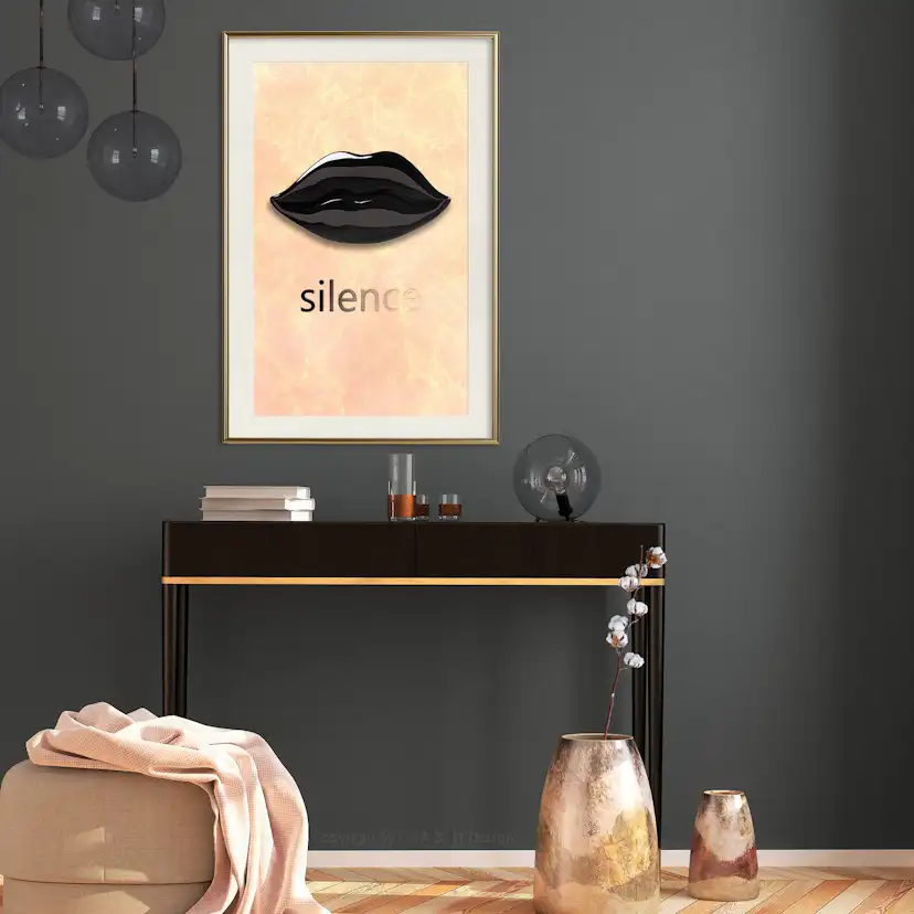 Poster Artgeist Affisch Sweet Silence