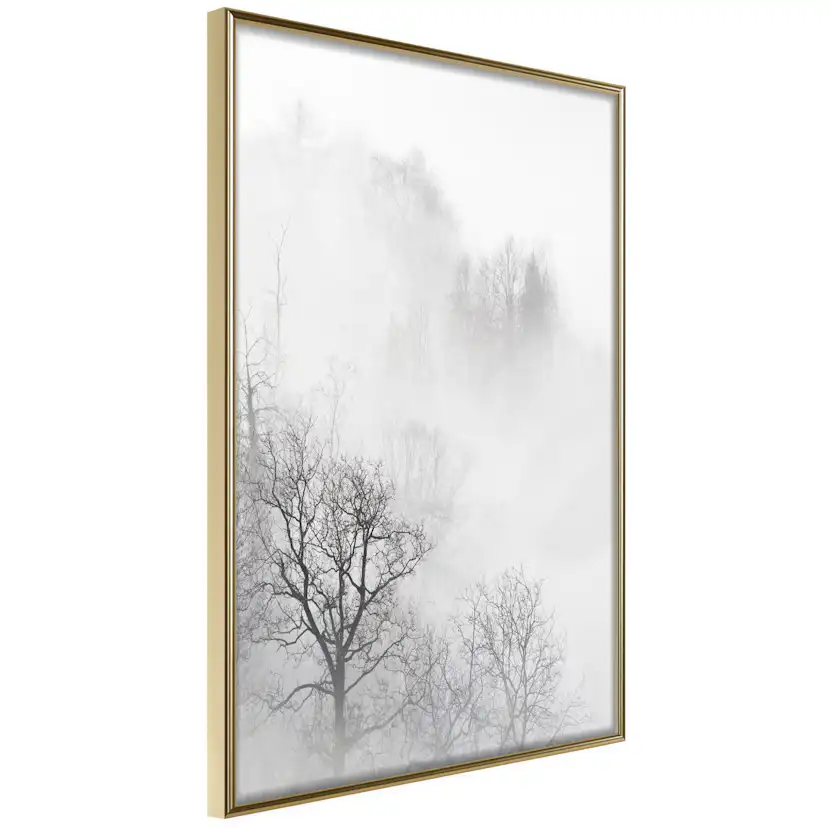 Poster Artgeist Affisch Trees In The Fog