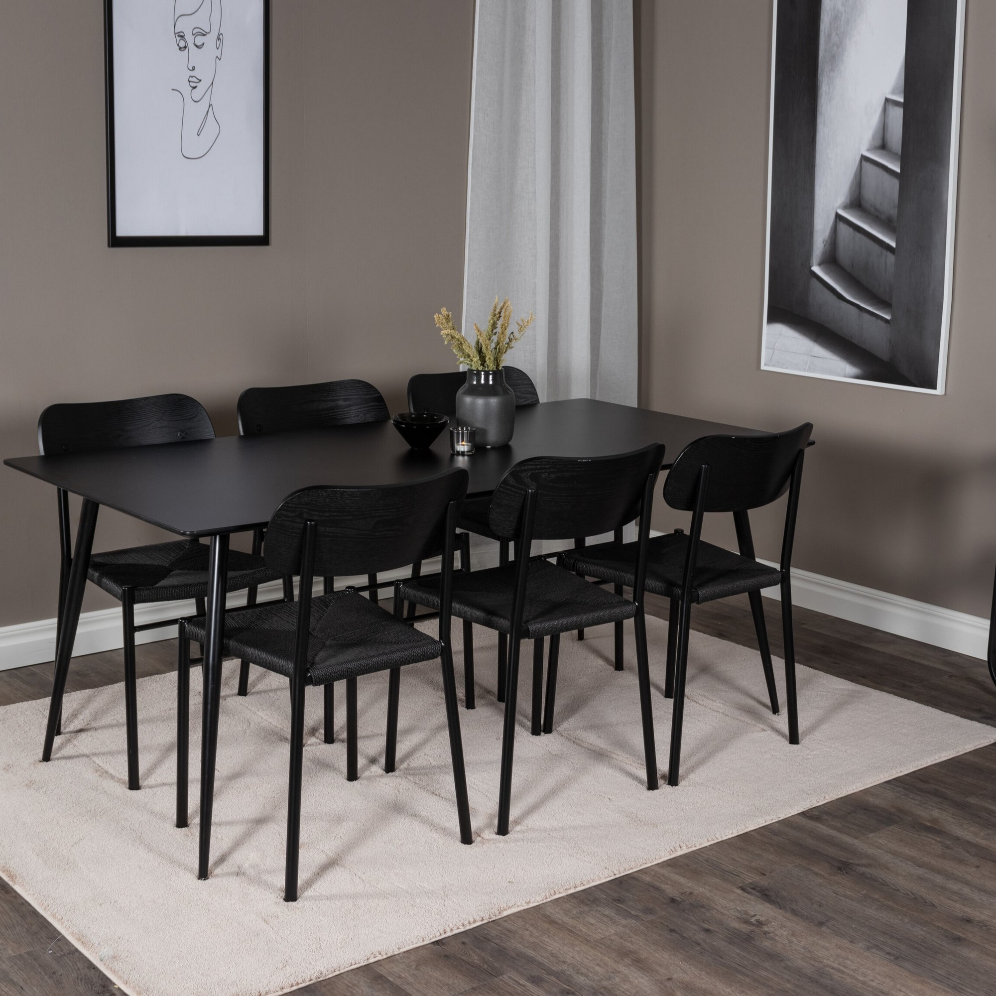 Matgrupp Venture Home Silar med 6st Polly Stolar