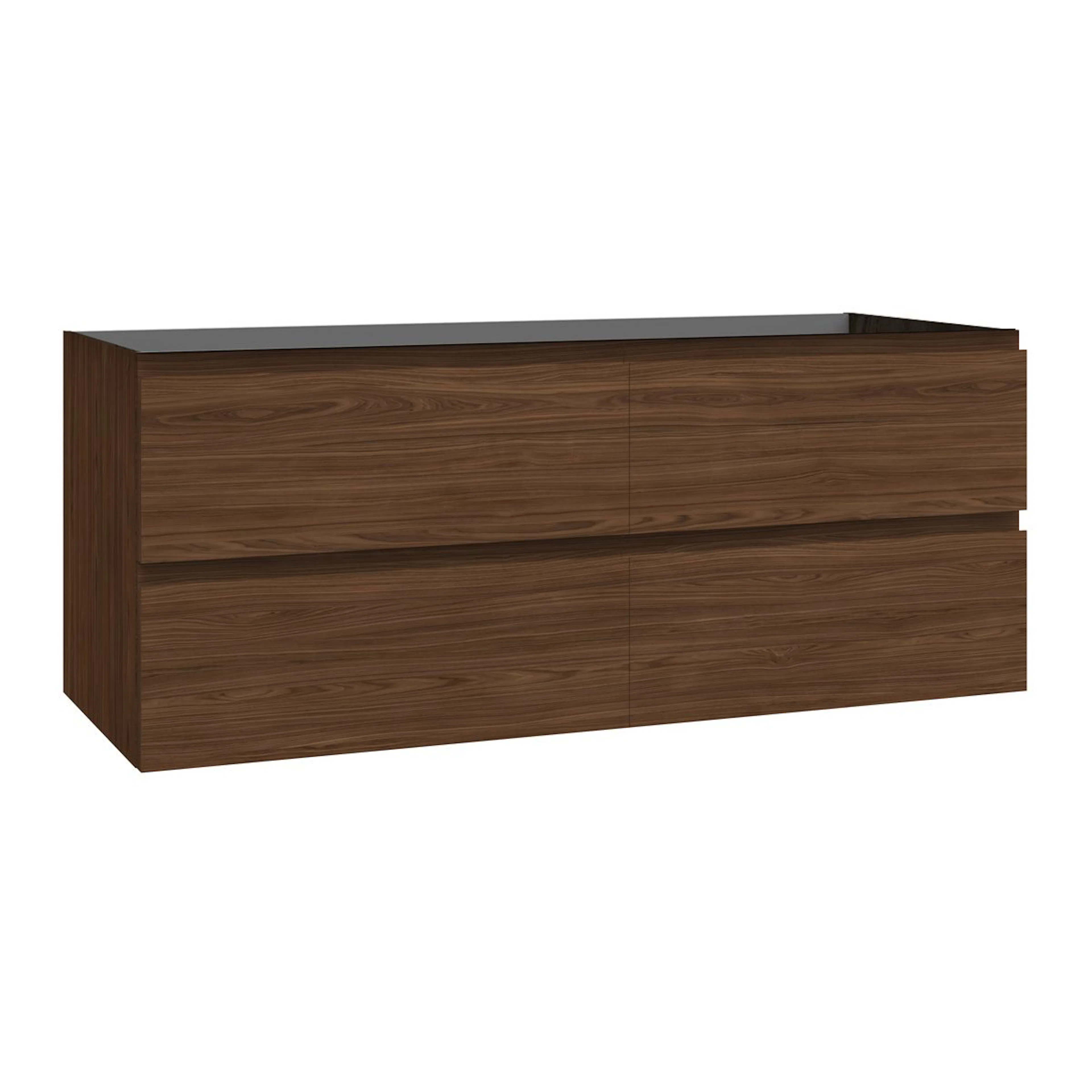 Kommod 120 cm Tenfors Norrvik Valnöt 4 lådor 600x600 mm, Valnöt
