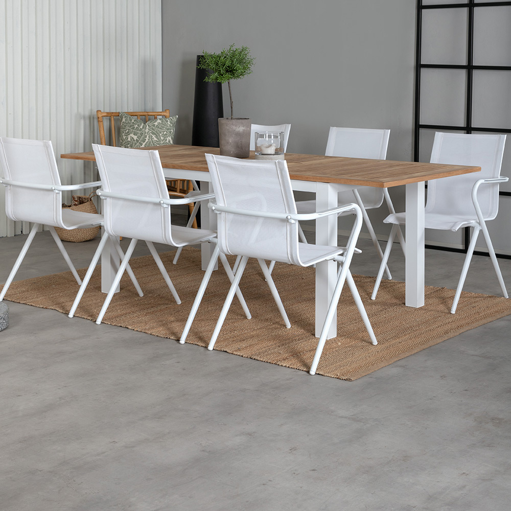 Matgrupp Venture Home Pave med 6 Act Stolar L: 152 cm