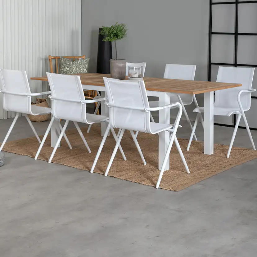 Matgrupp Venture Home Pave med 6 Act Stolar L: 152 cm