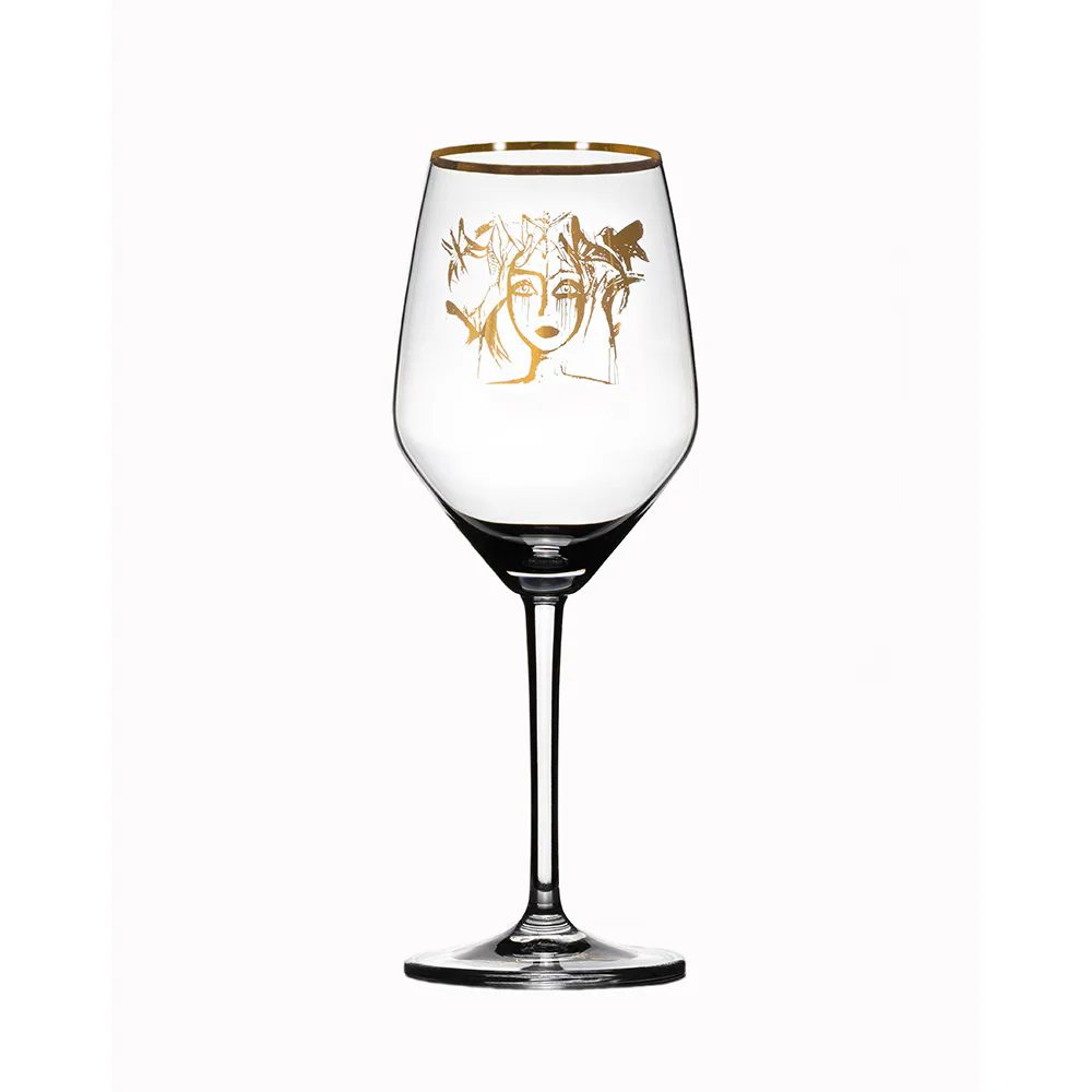 Rosé-/Vitvinsglas Carolina Gynning Gold Edition Slice of Life