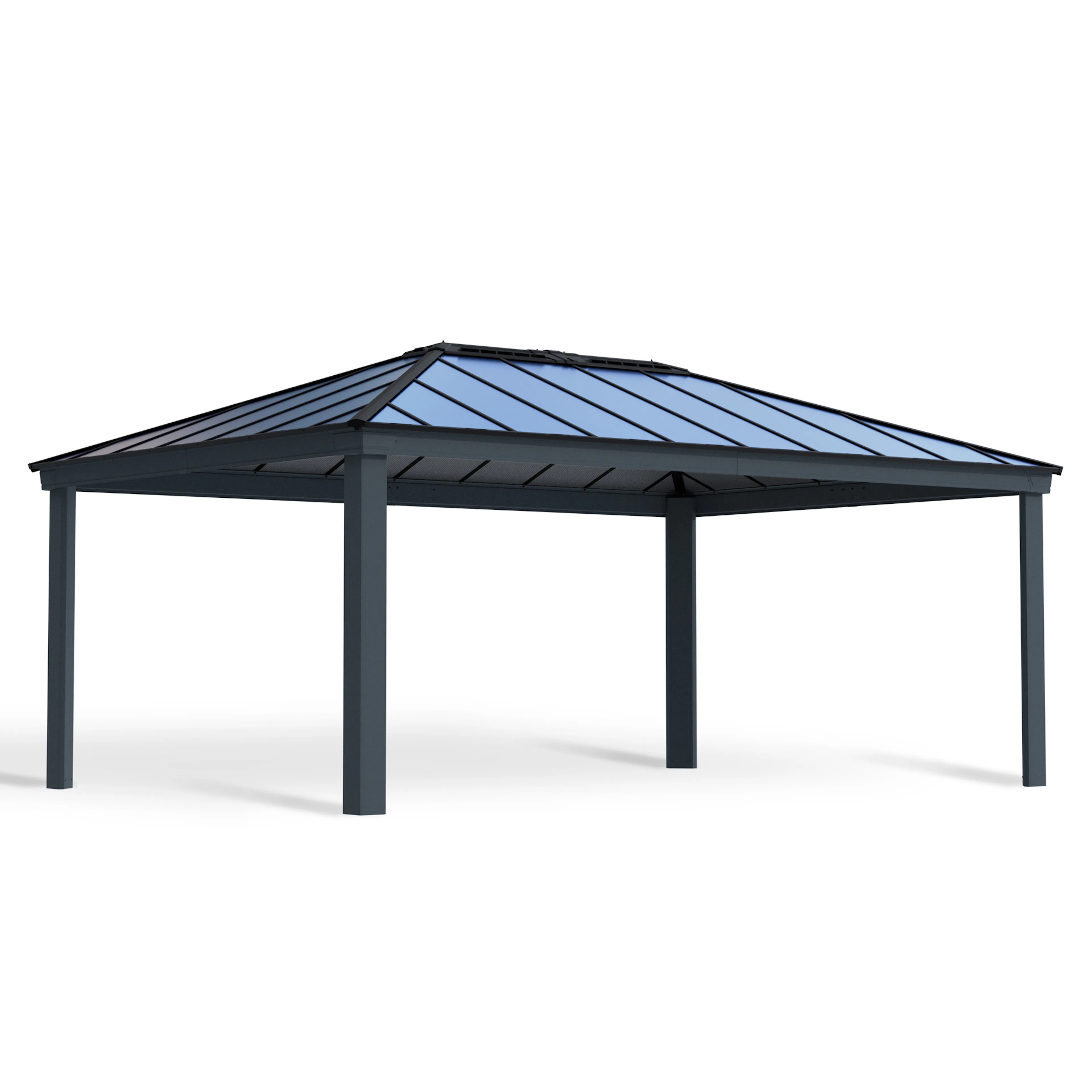 Carport Canopia by Palram Colorado Metall Dubbel Apex 4,3 X 6 m