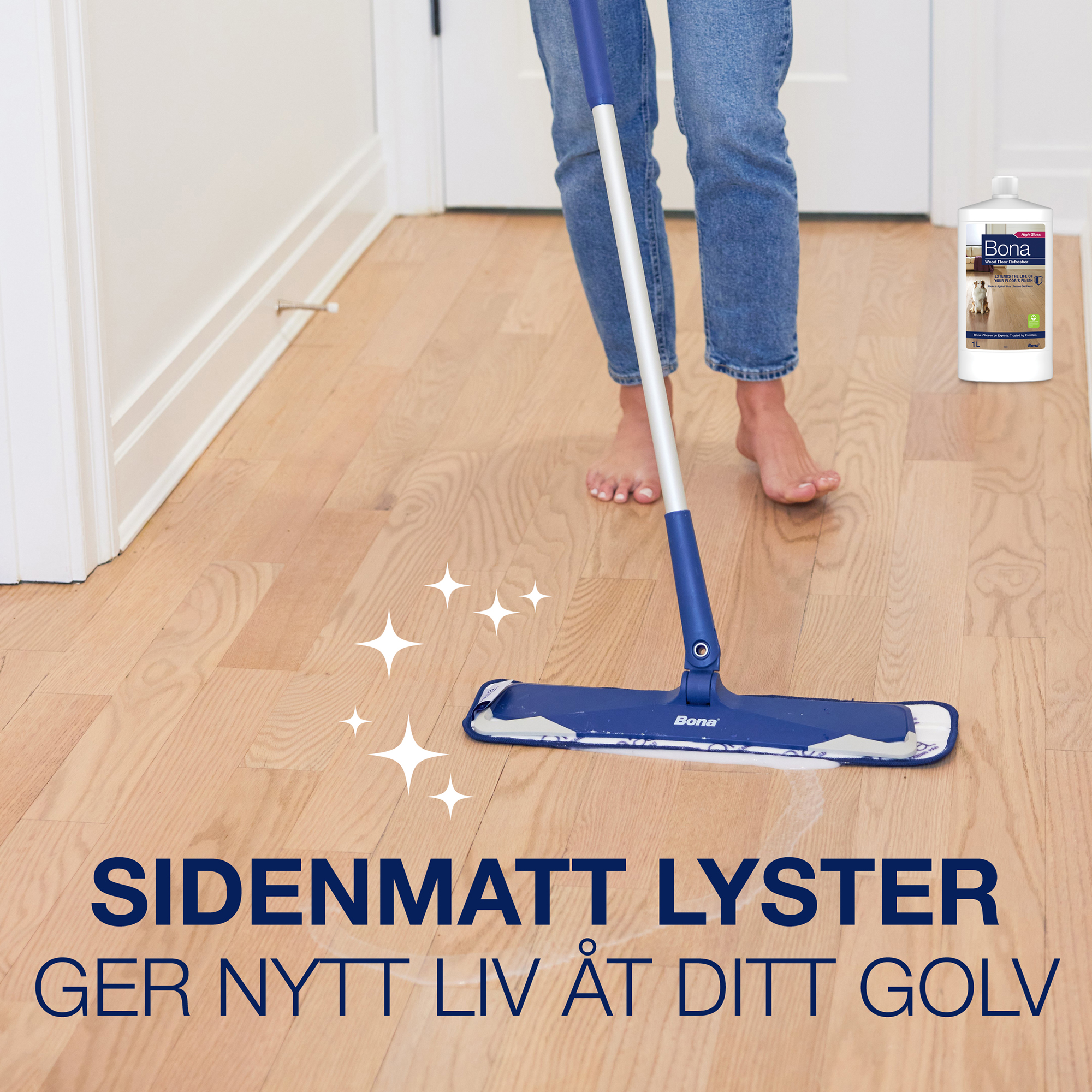 Golvtillbehör Bona Wood Floor Refresher, Underhållslack för Trägolv 1L