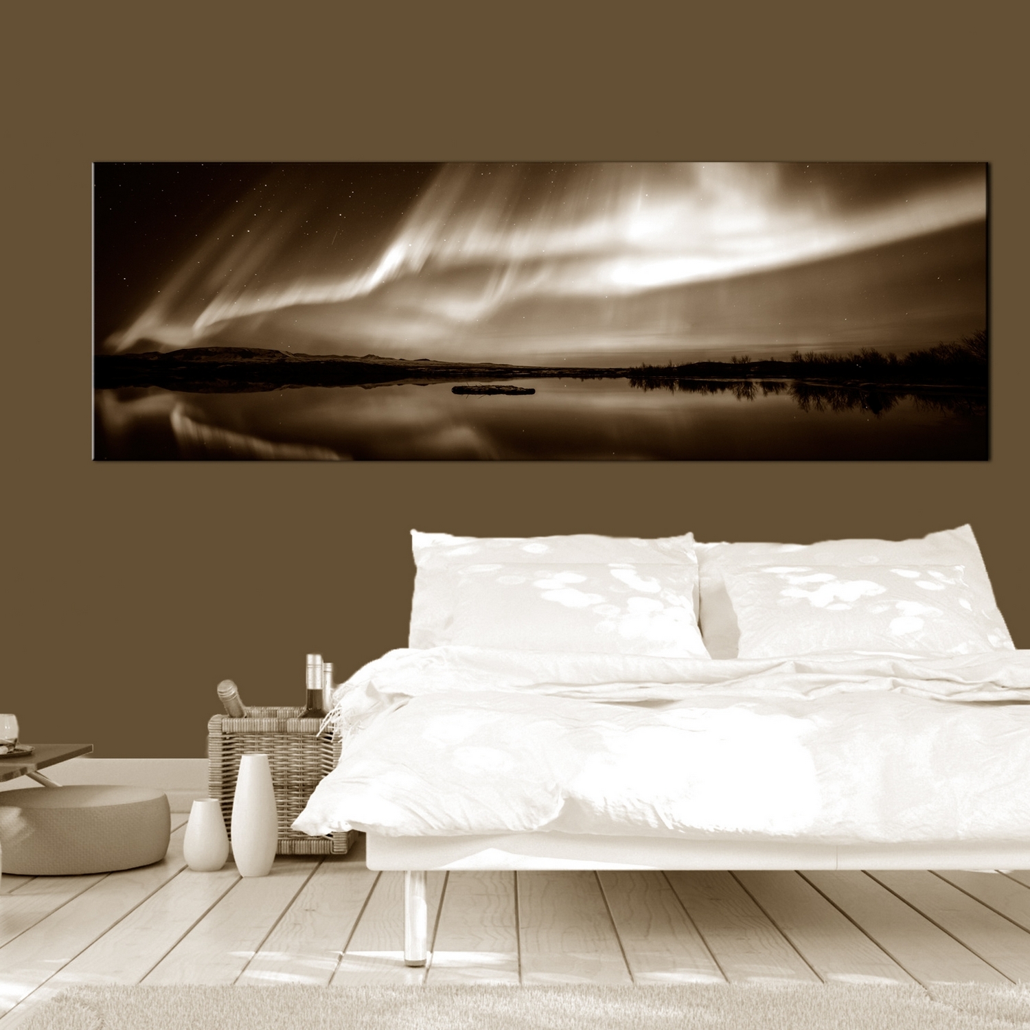 Tavla Arkiio Lake In Sepia