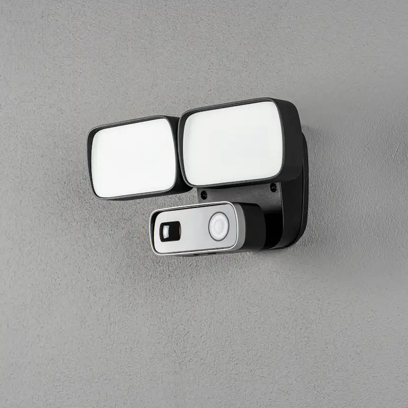 Vägglykta Gnosjö Konstsmide Smartlight Wifi med Kamera 2x12W