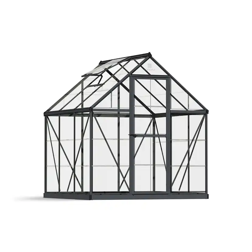 Växthus Canopia by Palram Harmony Aluminiumram med UV-Skyddad Polykarbonat & Ventilationsfönster, 2,3 m²