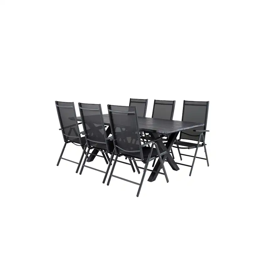 Matgrupp Venture Home Rossi 200 med 6 Bront Stolar