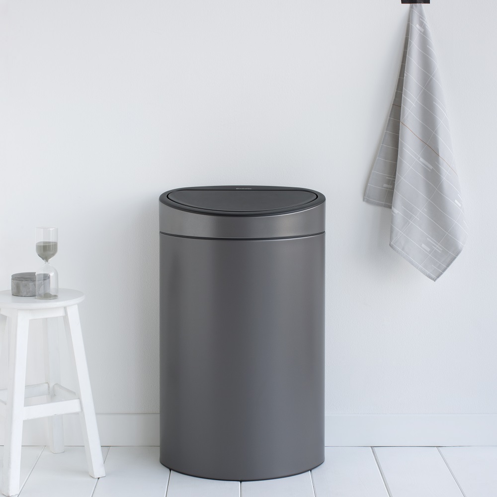 Touch Bin New 40L Platinum Färg: Platinum