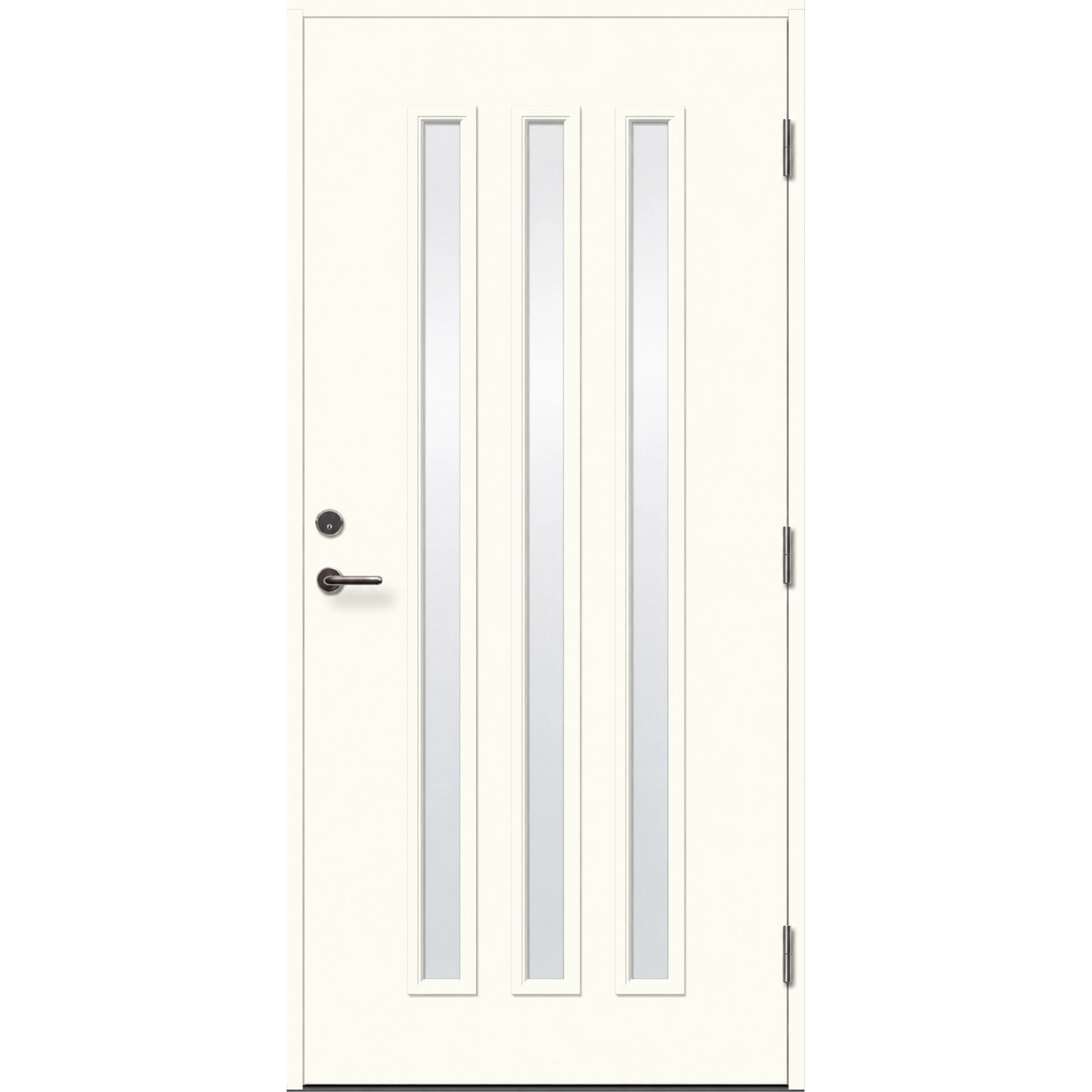 Ytterdörr Skandinaviska Dörrar Tradition glas Eskilstuna: 9x20, S-0502-Y, Vit