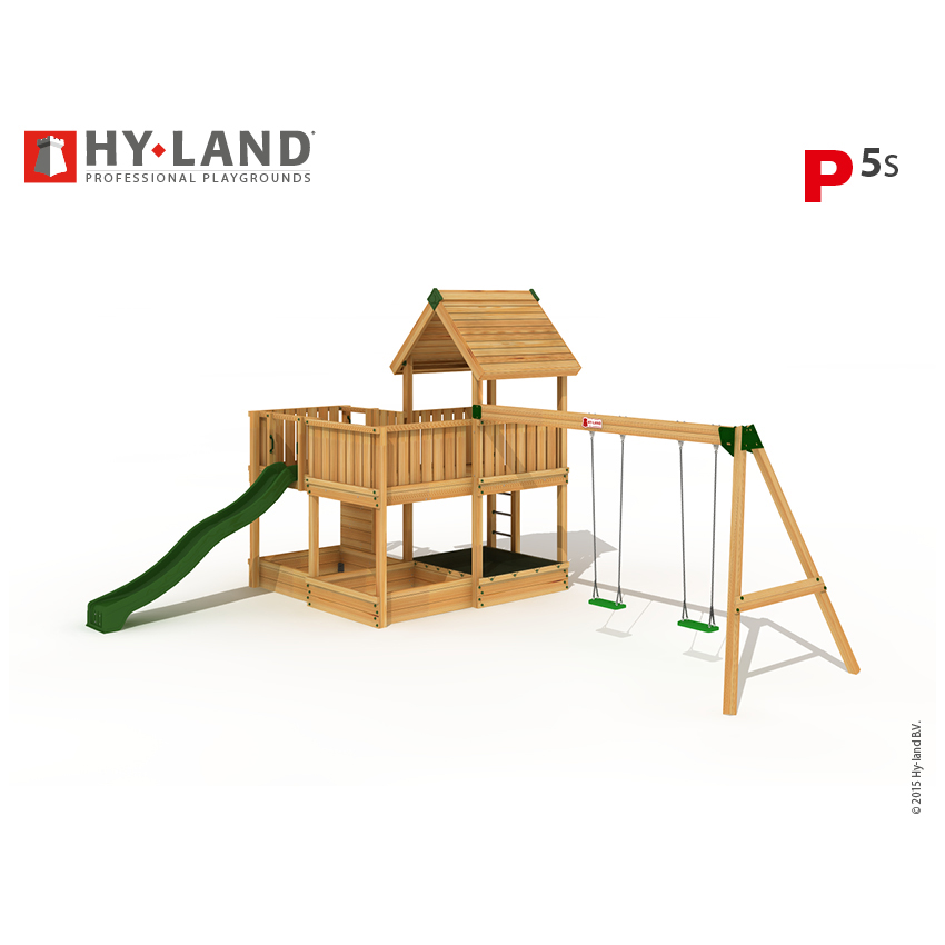 Klätterställning Hy-Land Projekt 5 + Swingmodul