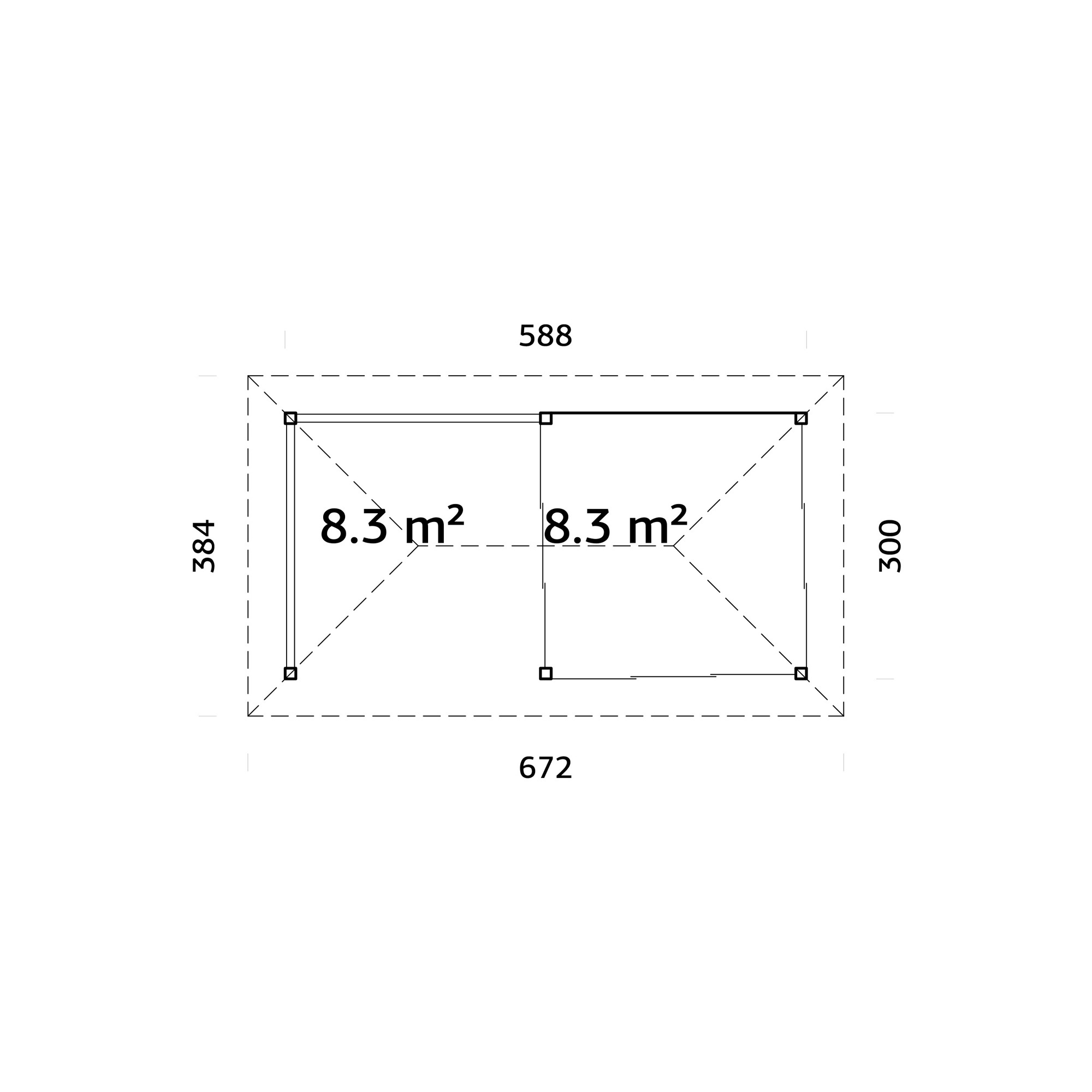 Uterum Palmako Bianca 16,6 m2 Set 204 Slide