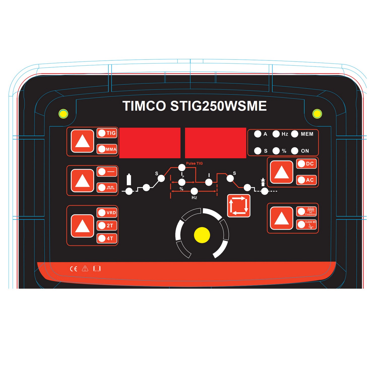 Svetsinverter Timco STIG250WSME AC/DC