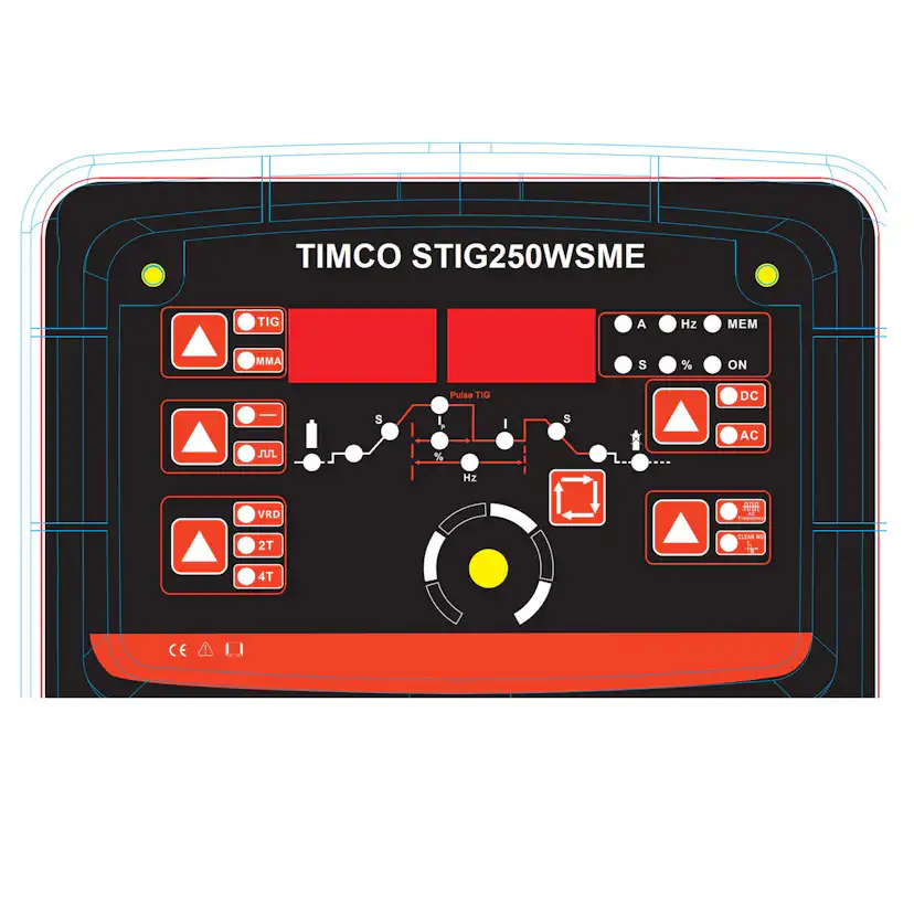 Svetsinverter Timco STIG250WSME AC/DC