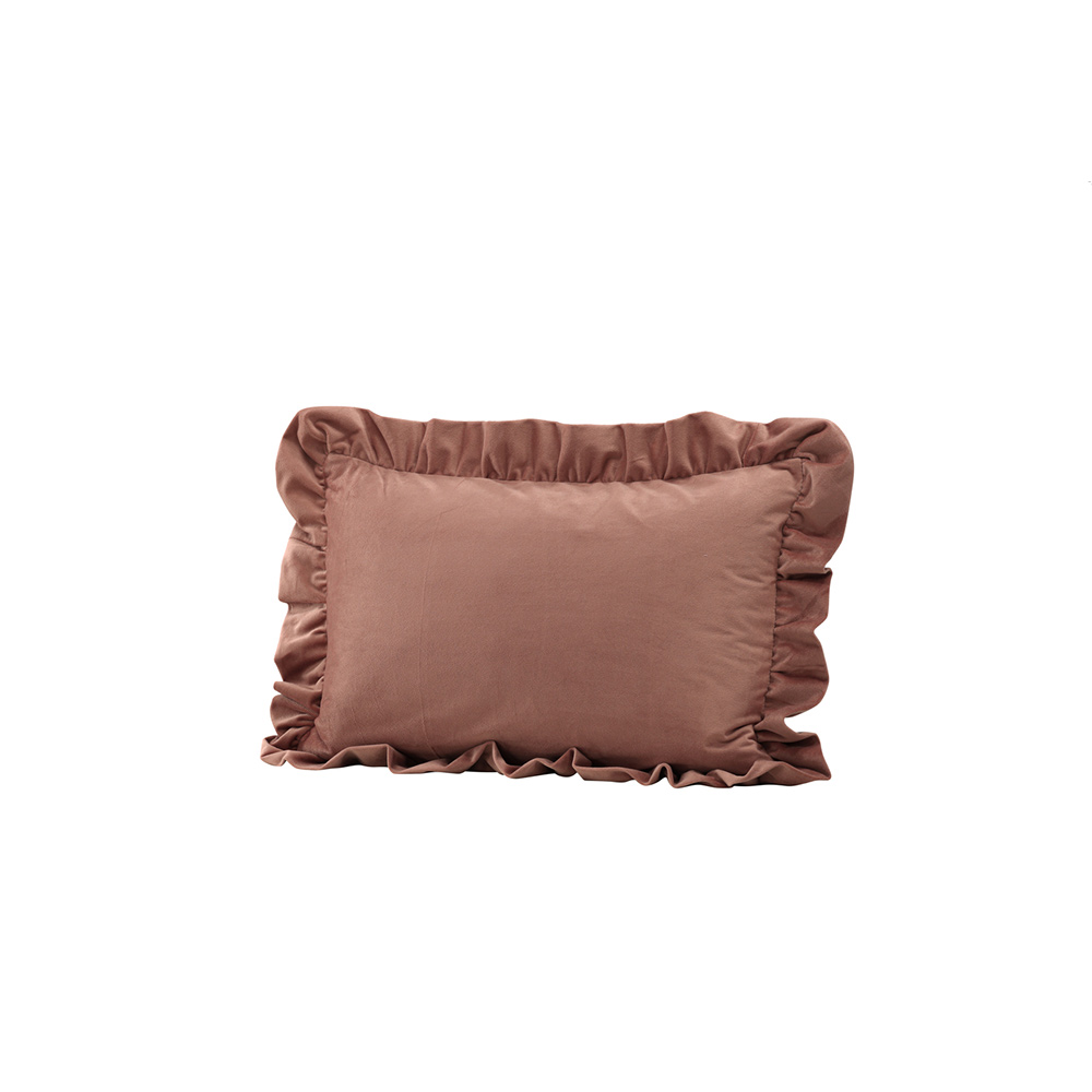 Hailey Cushion Cover Poly Velvet - Pink Rosa