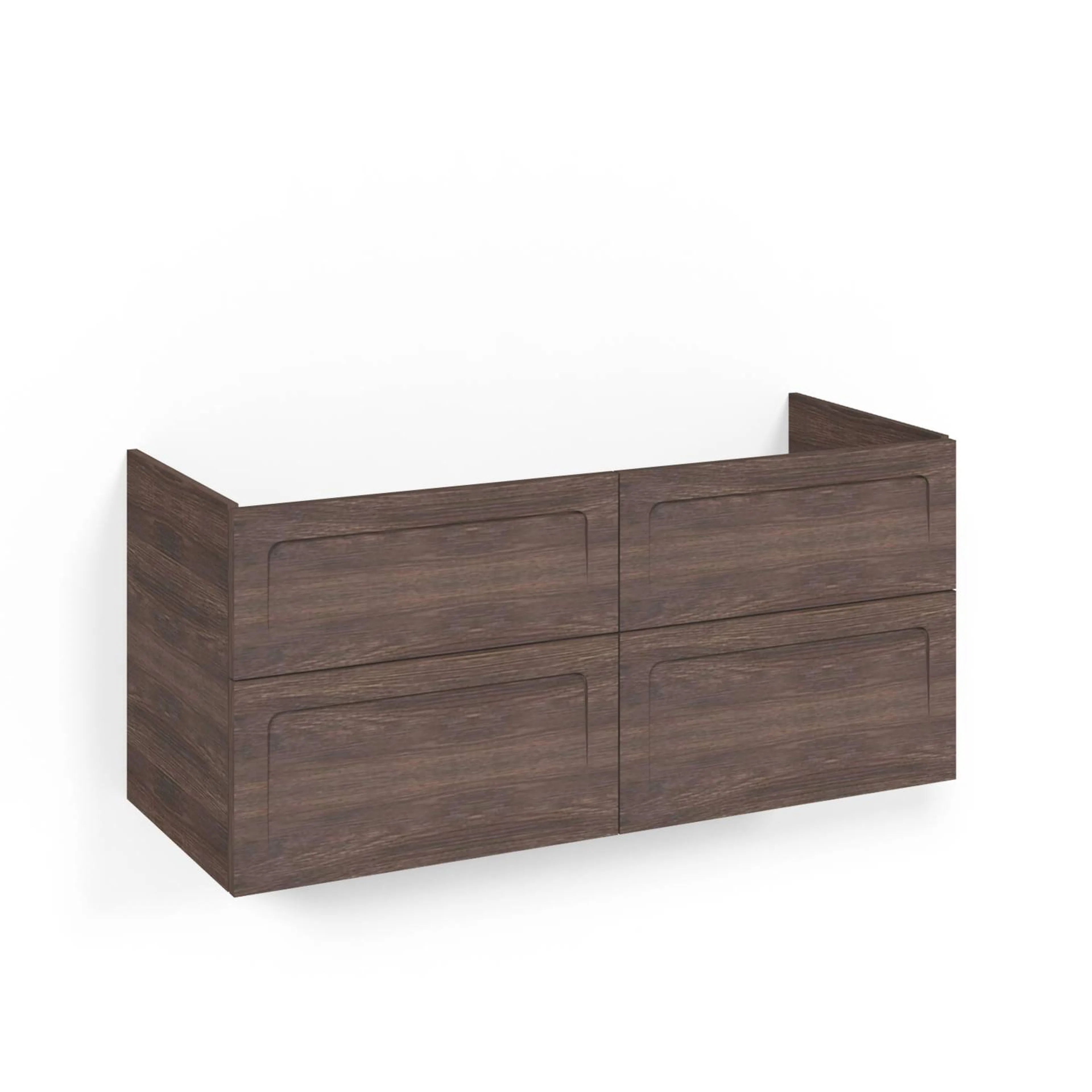Crown Ud. 120x45D Br.ask 4L Sh Bredd: 1200, Brun Ek